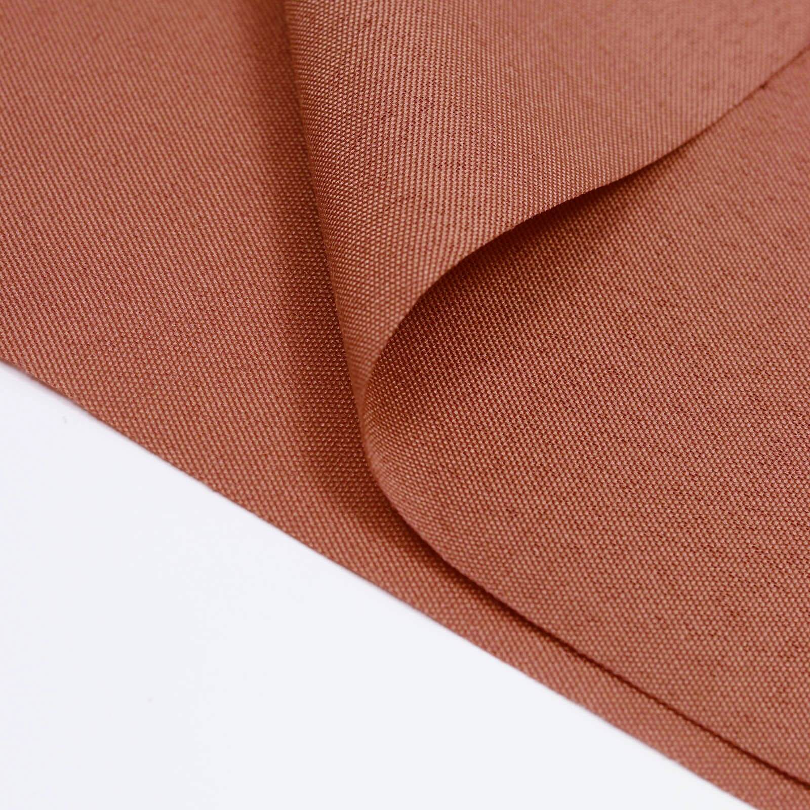 54x10 Yards Terracotta (Rust) Polyester Fabric Bolt DIY Craft Fabric Roll