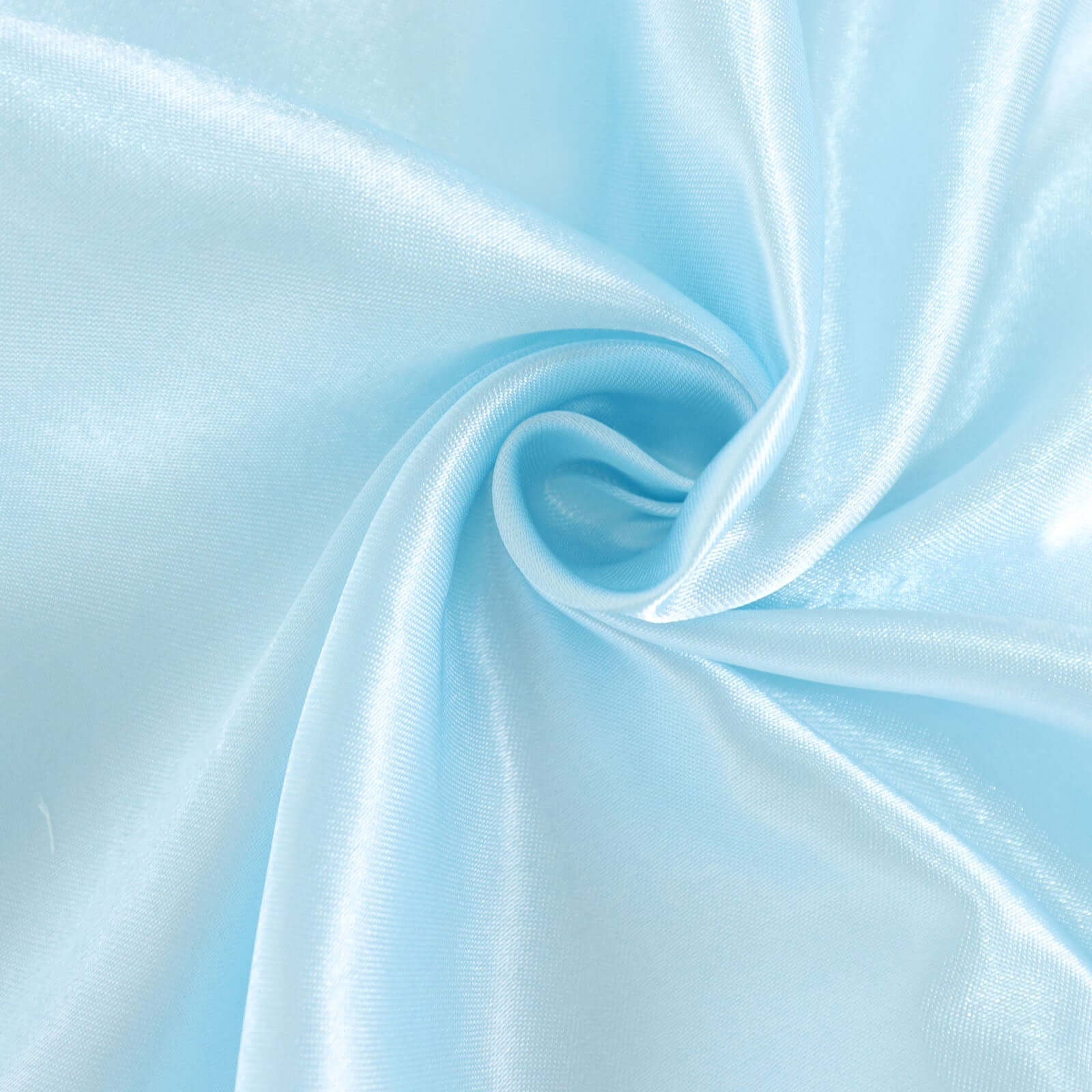 Satin Rectangular 60x126 Tablecloth Light Blue - Smooth and Lustrous Table Cover