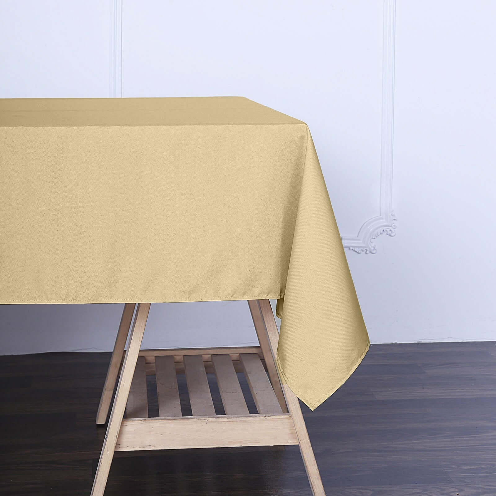 Polyester Square 70x70 Tablecloth Champagne - Wrinkle-Resistant & Durable Table Cover