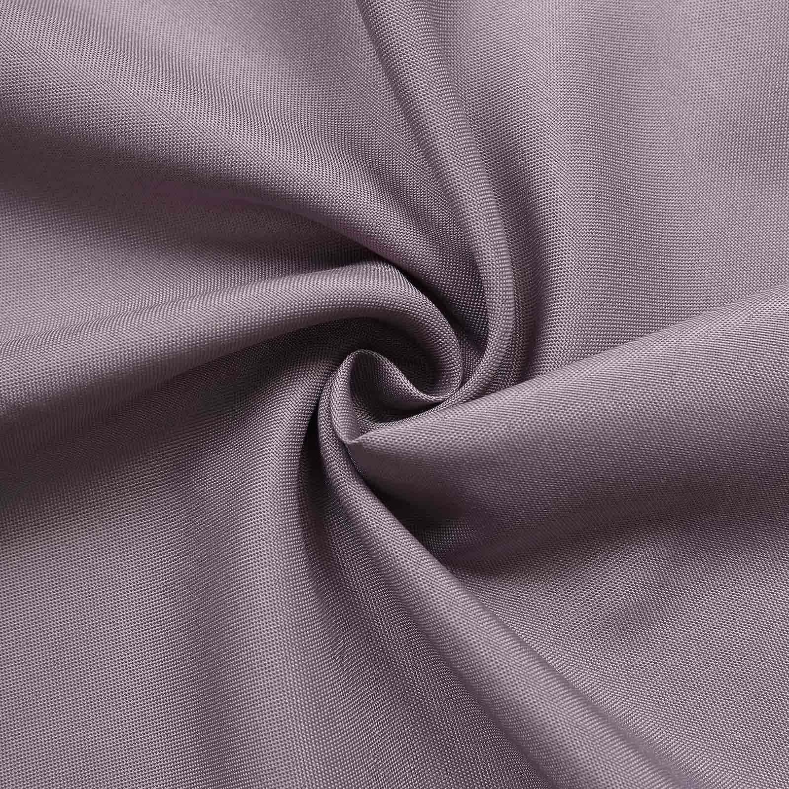 2 Pack Violet Amethyst Polyester Event Curtain Drapes, 10ftx8ft Backdrop Event Panels With Rod Pockets 130 GSM