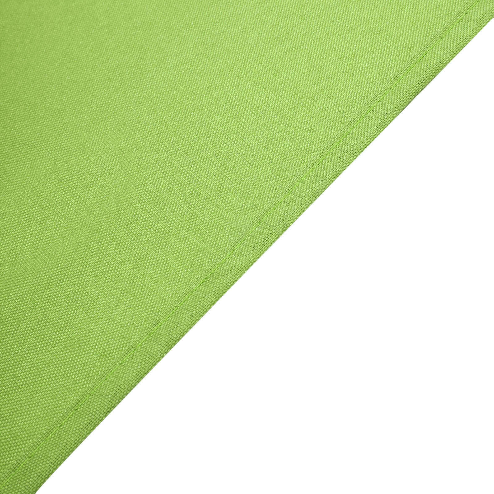 Polyester 90 Round Tablecloth Apple Green - Stain & Wrinkle-Resistant Table Cover