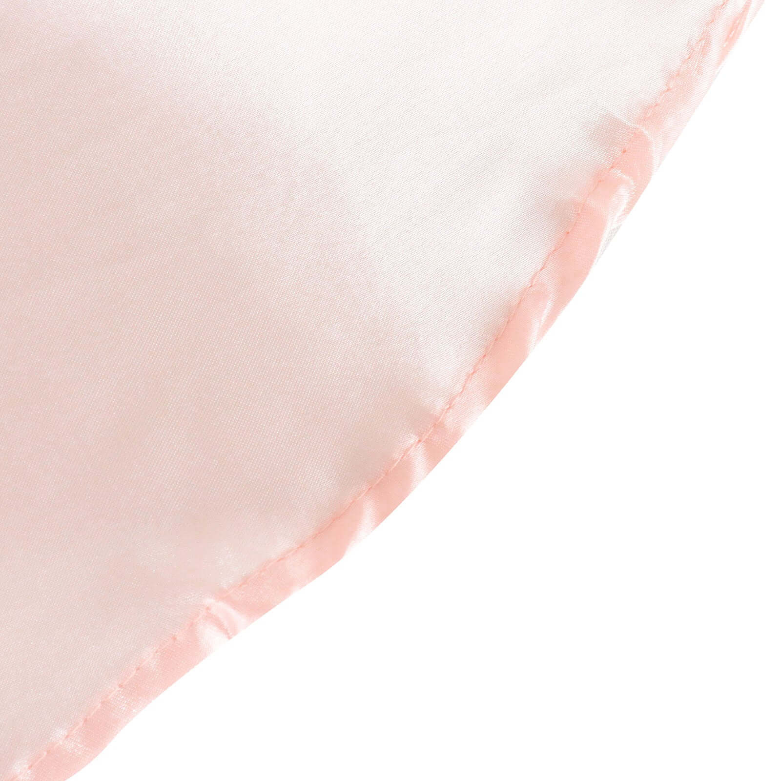 Satin 132 Round Tablecloth Blush - Stylish Seamless Table Cover