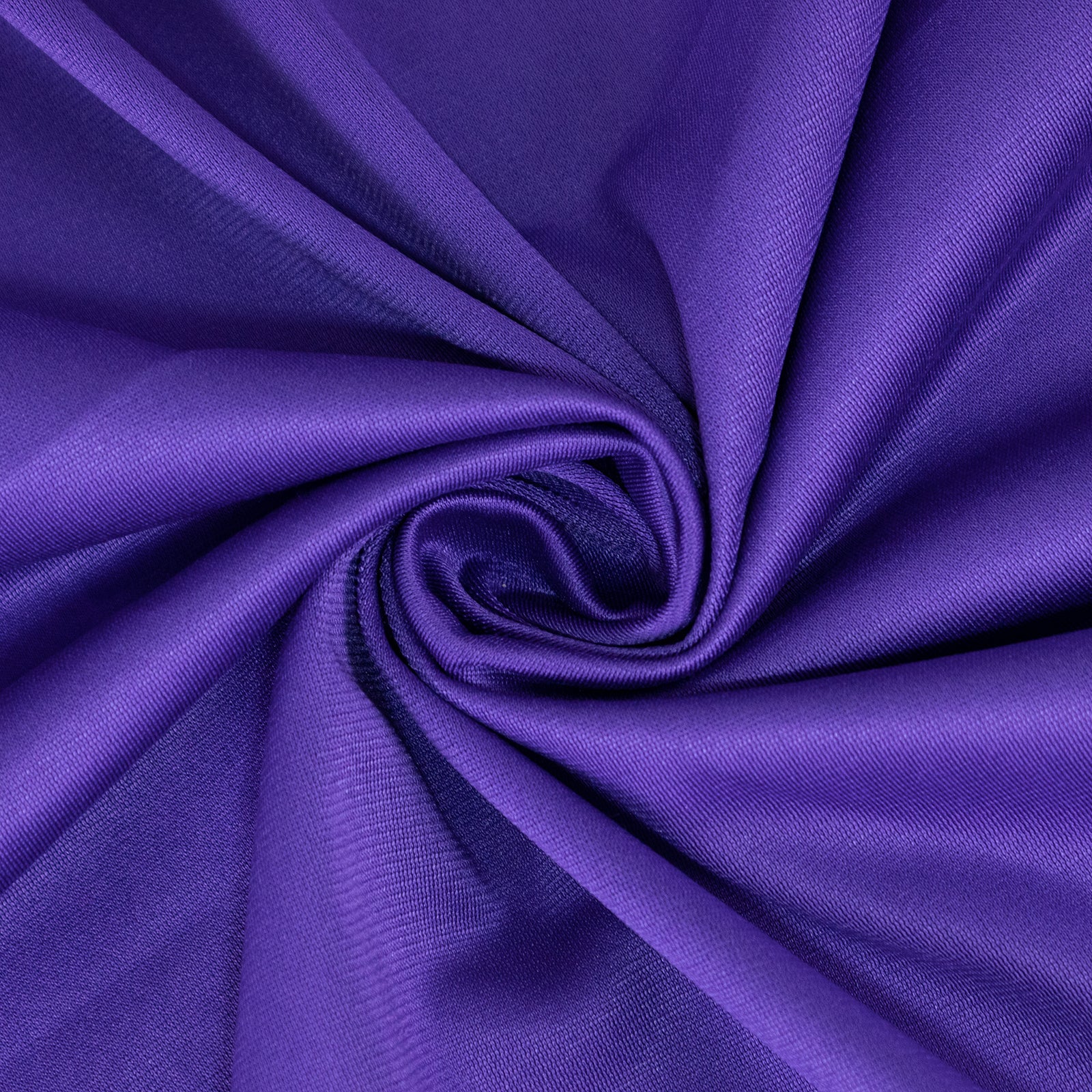 Premium Scuba Round 108 Tablecloth Purple - Wrinkle Free & Stain Resistant Table Cover