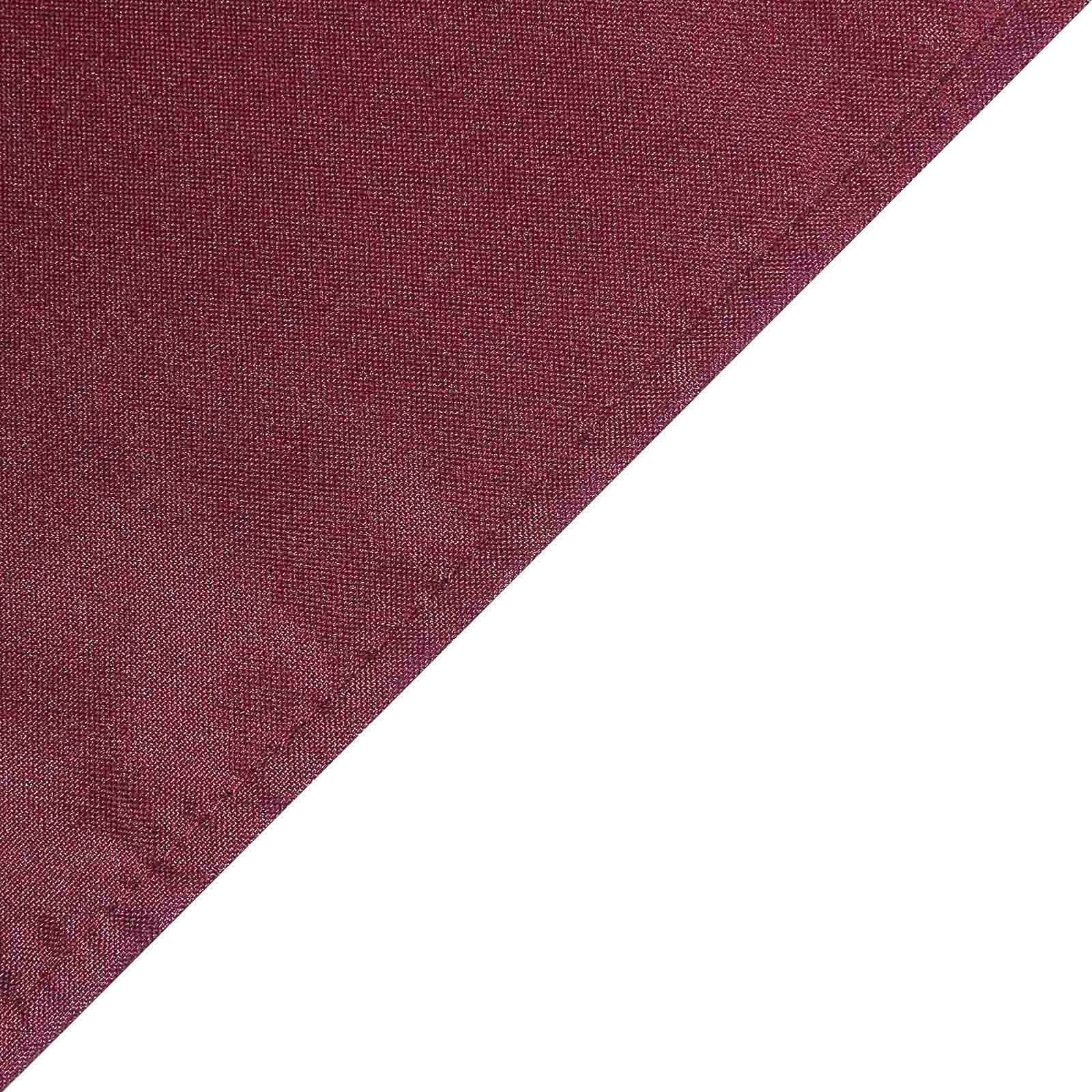 Polyester Square 90x90 Tablecloth Burgundy - Wrinkle-Resistant & Durable Table Cover