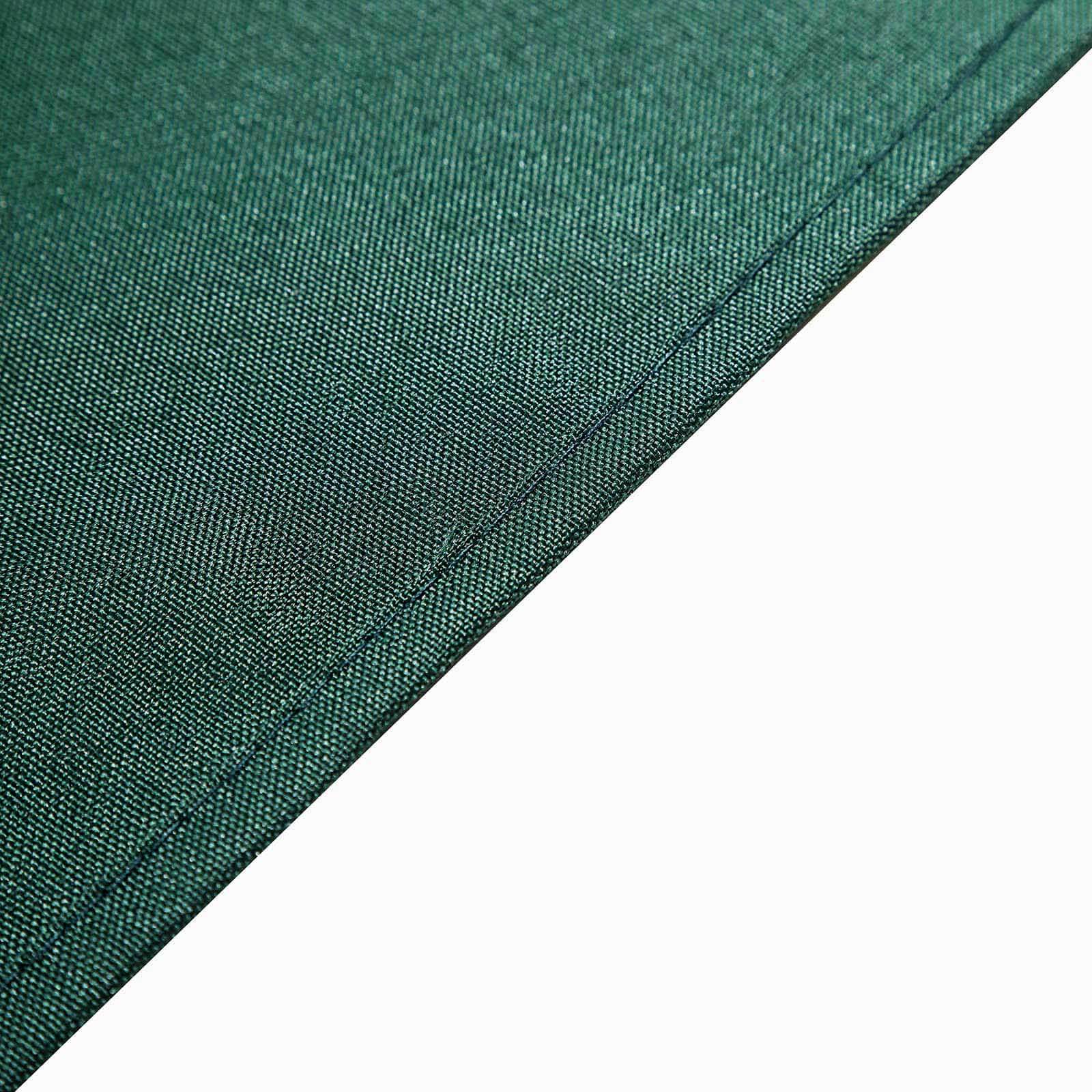 Polyester 90x156 Rectangle Tablecloth Hunter Emerald Green - Seamless Wrinkle-Resistant Table Cover