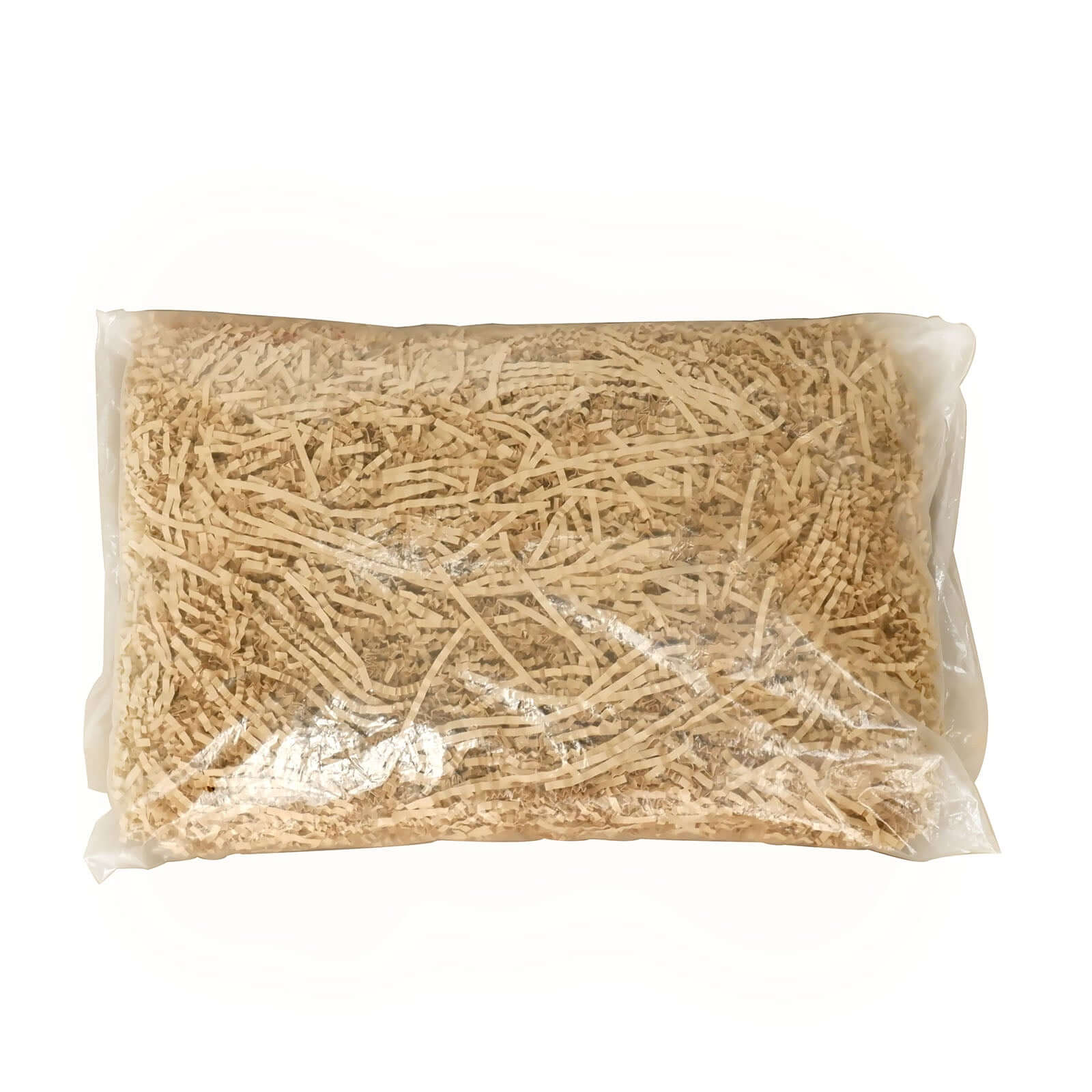 Basket Filler Crinkle Cut Design Paper Shred Natural Brown - Decorative Gift Bag Shreds 8oz 3mm