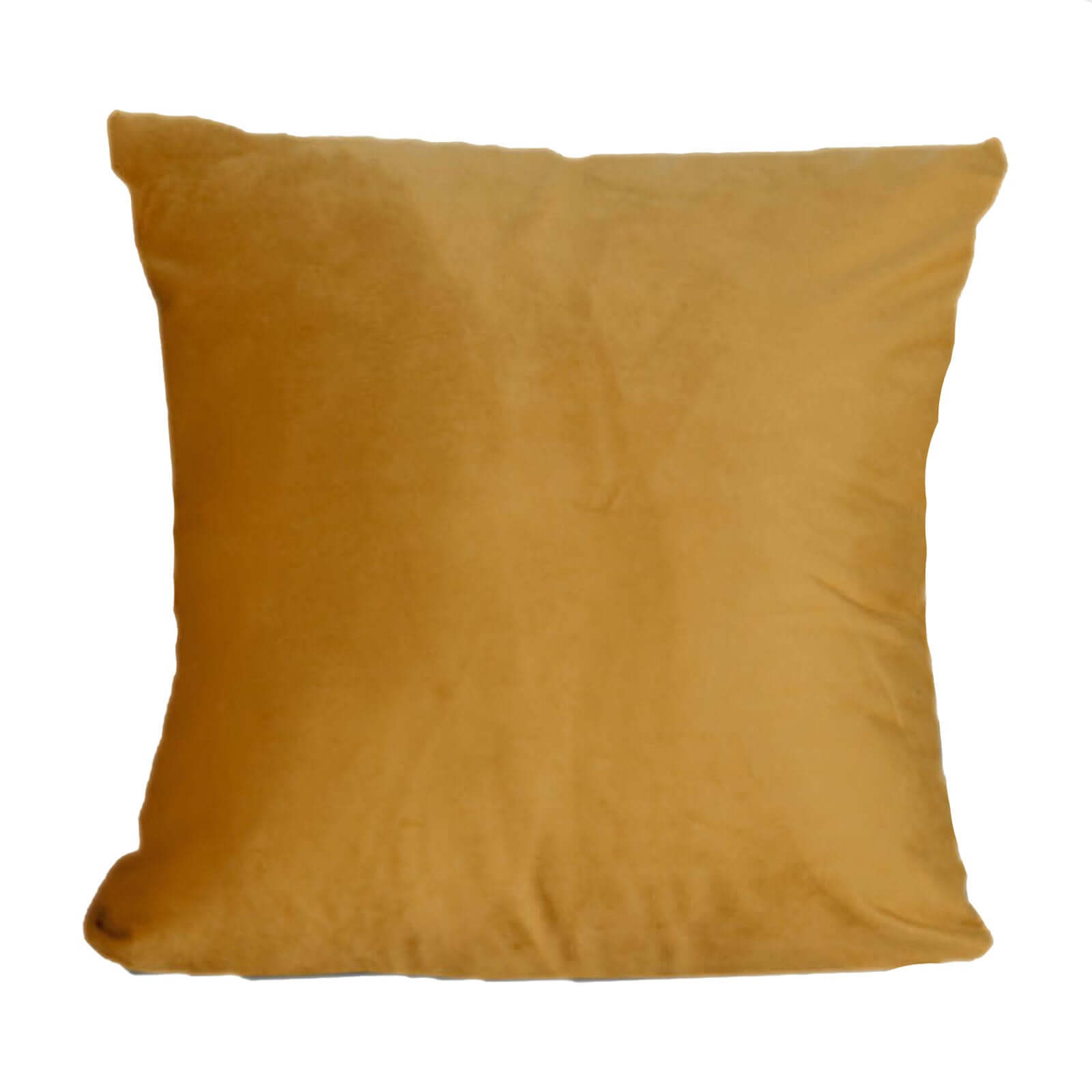 2 Pack 18 Gold Soft Velvet Square Throw Pillow Cover