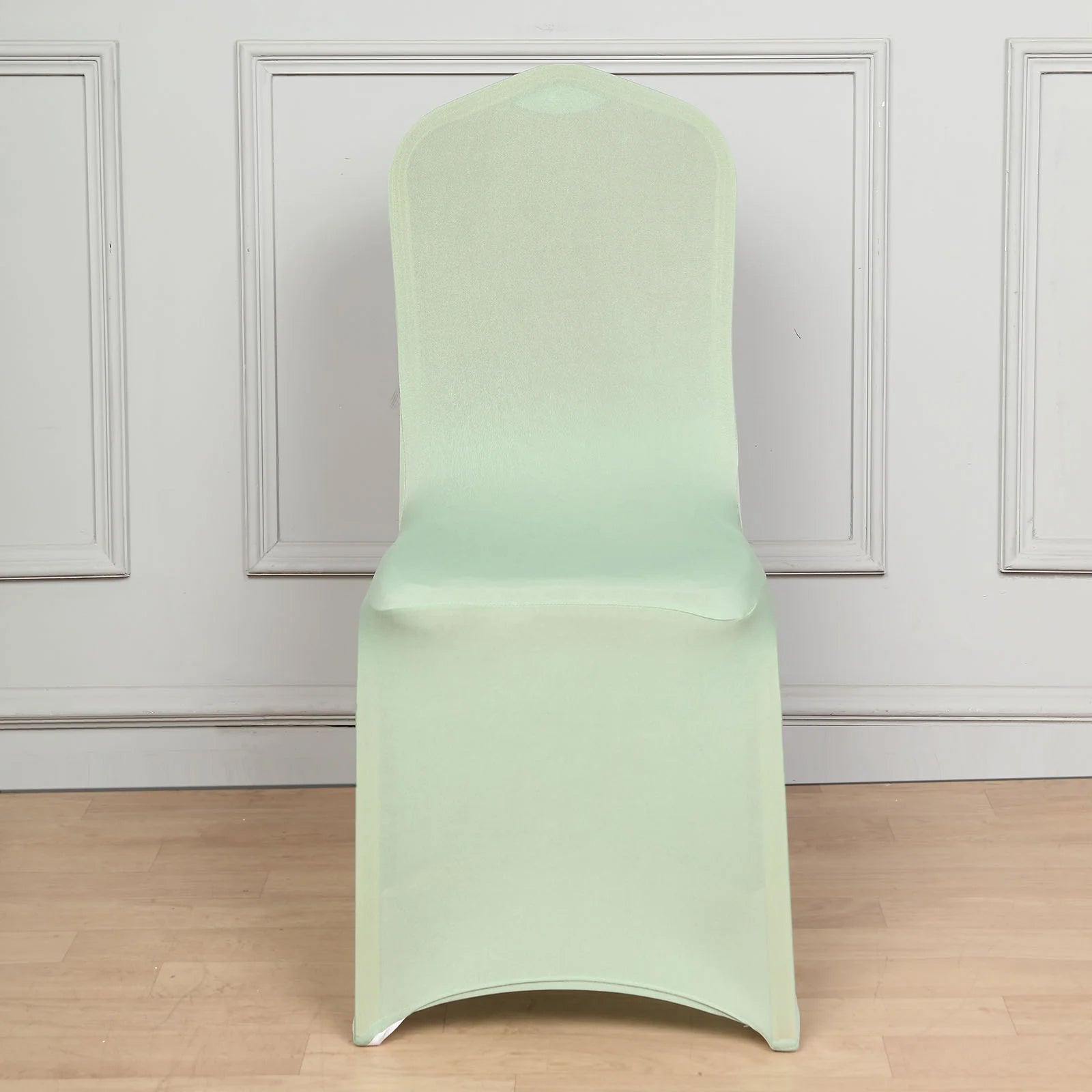 10 Pack Spandex Chair Covers for Banquet Chairs Sage Green - Durable Reusable Stretch Slip-On Covers