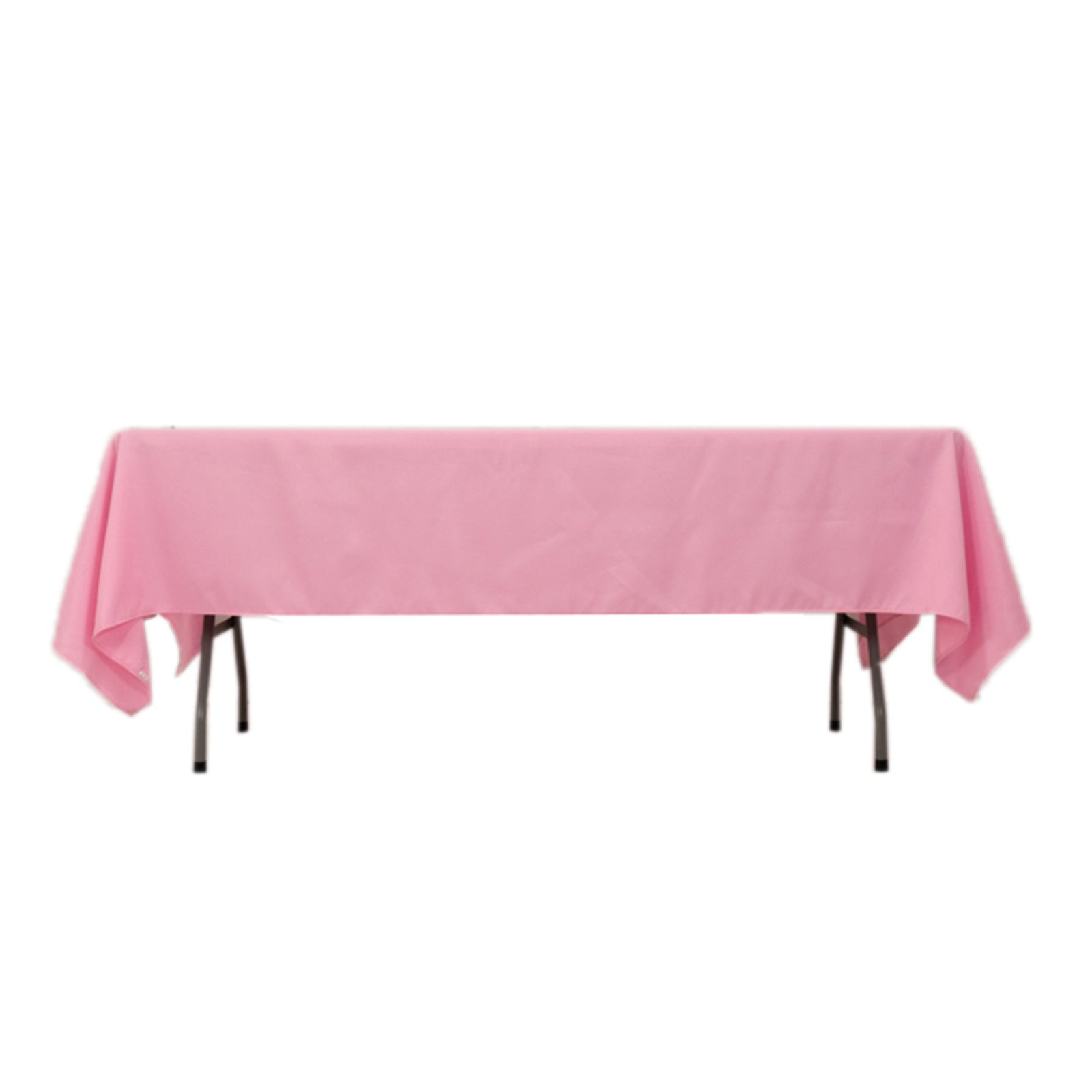 Premium Polyester 60x102 Rectangle Tablecloth Pink - Durable 220GSM Wrinkle-Resistant Table Cover