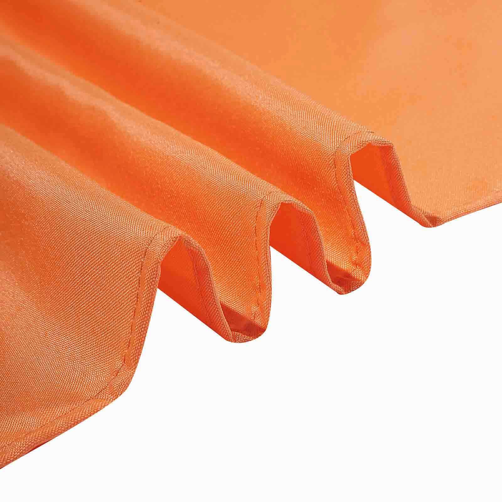 Polyester Square 70x70 Tablecloth Orange - Wrinkle-Resistant & Durable Table Cover