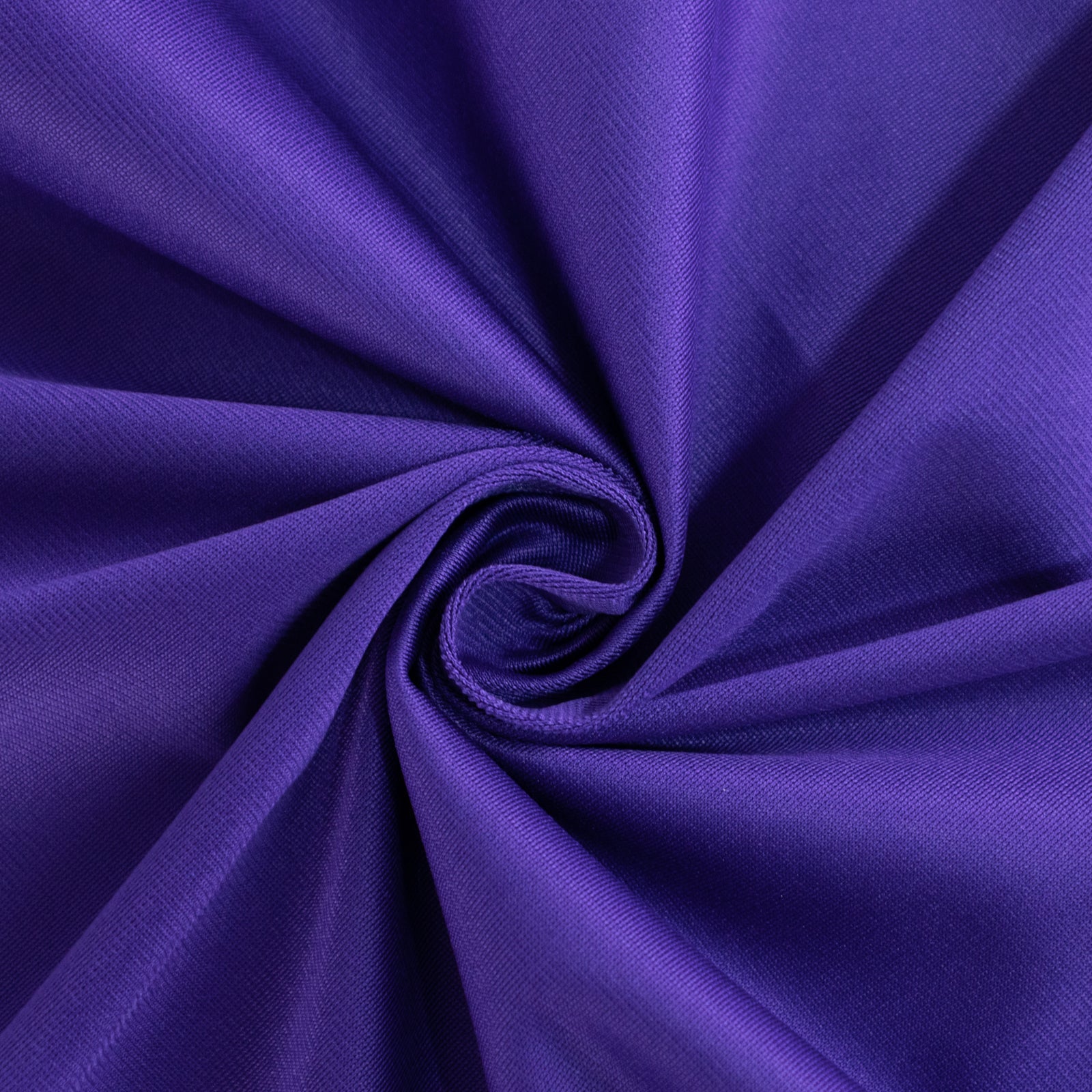 Premium Scuba Round 90 Tablecloth Purple - Wrinkle Free & Stain Resistant Table Cover