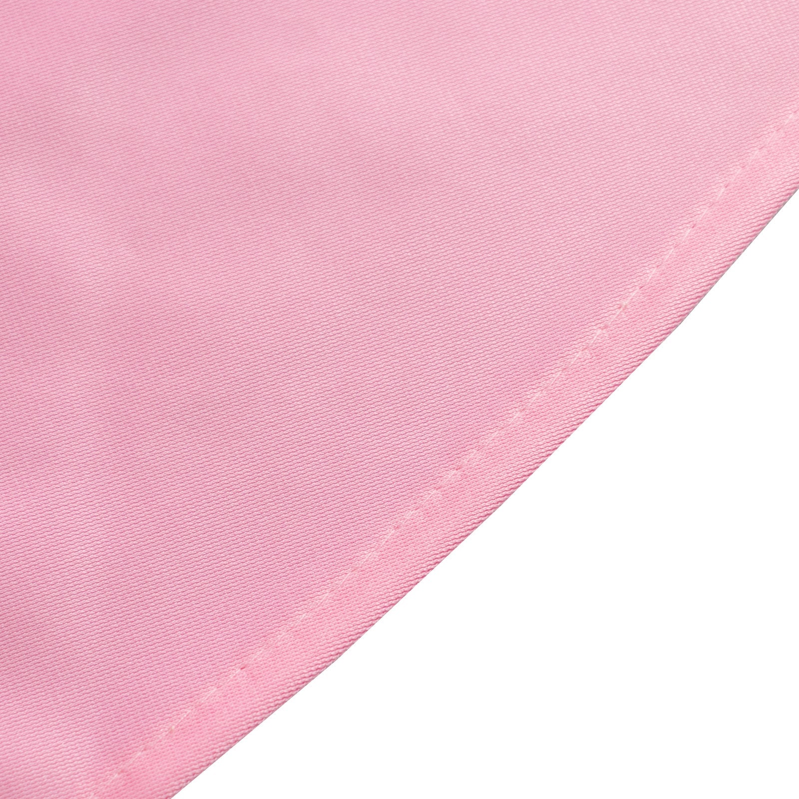 Premium Scuba Round 120 Tablecloth Pink - Wrinkle Free & Stain Resistant Seamless Table Cover