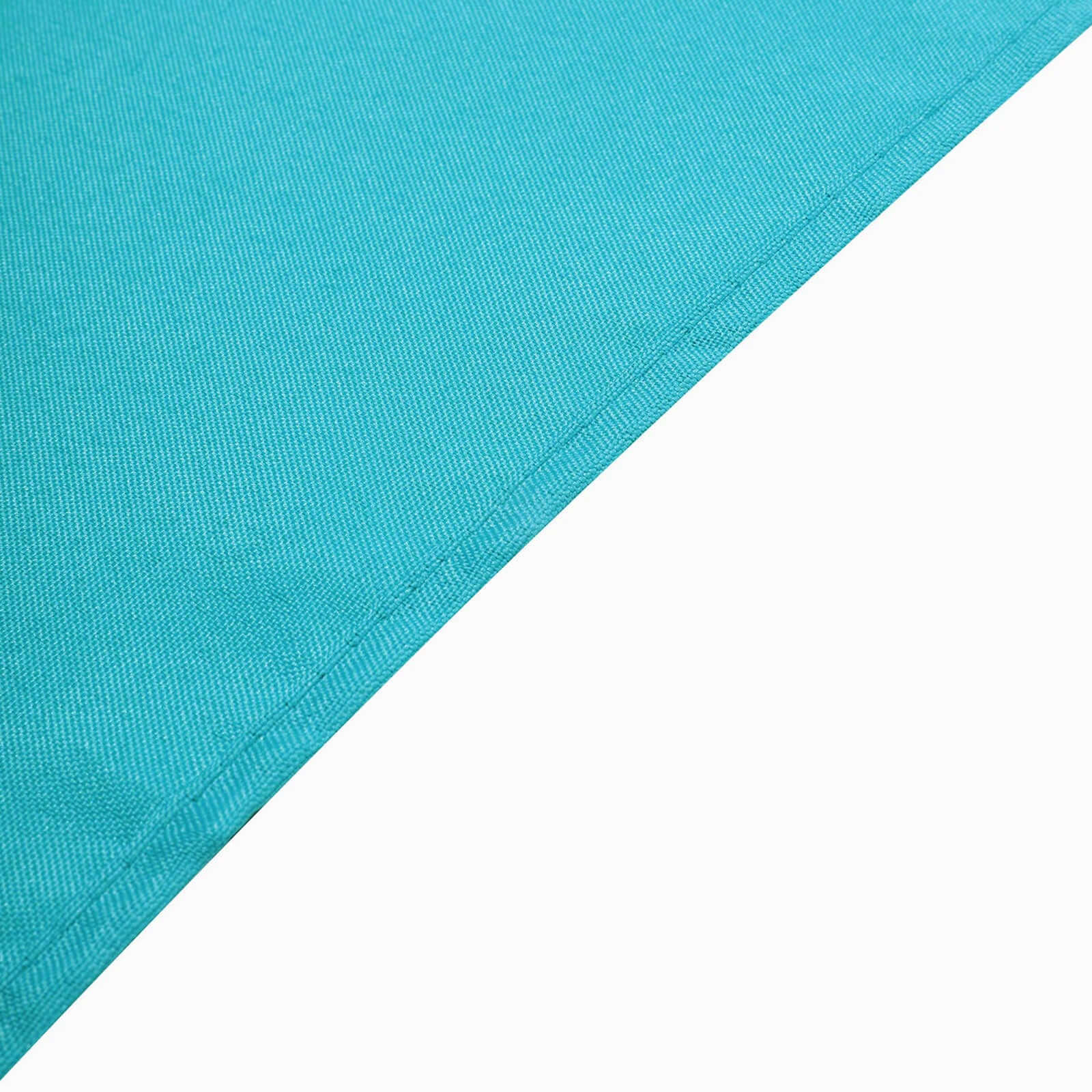 Polyester Square 90x90 Tablecloth Turquoise - Wrinkle-Resistant & Durable Table Cover