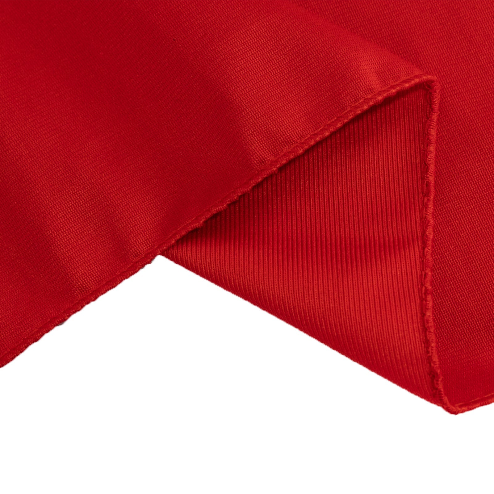 Premium Scuba Polyester 24x72 Wide Table Runner Red - Wrinkle-Free Table Linen