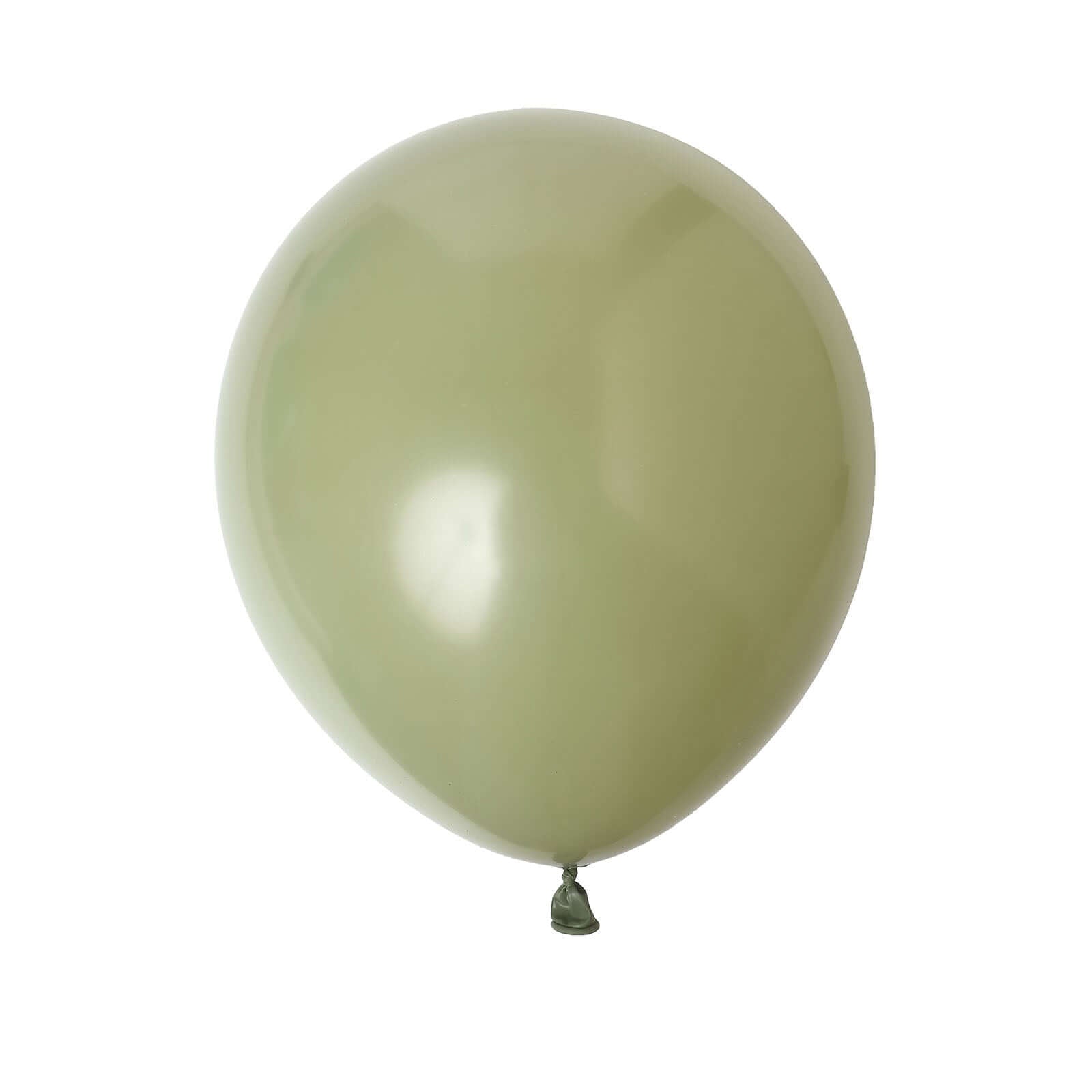 25 Pack 12 Matte Pastel Olive Green Helium Air Latex Party Balloons