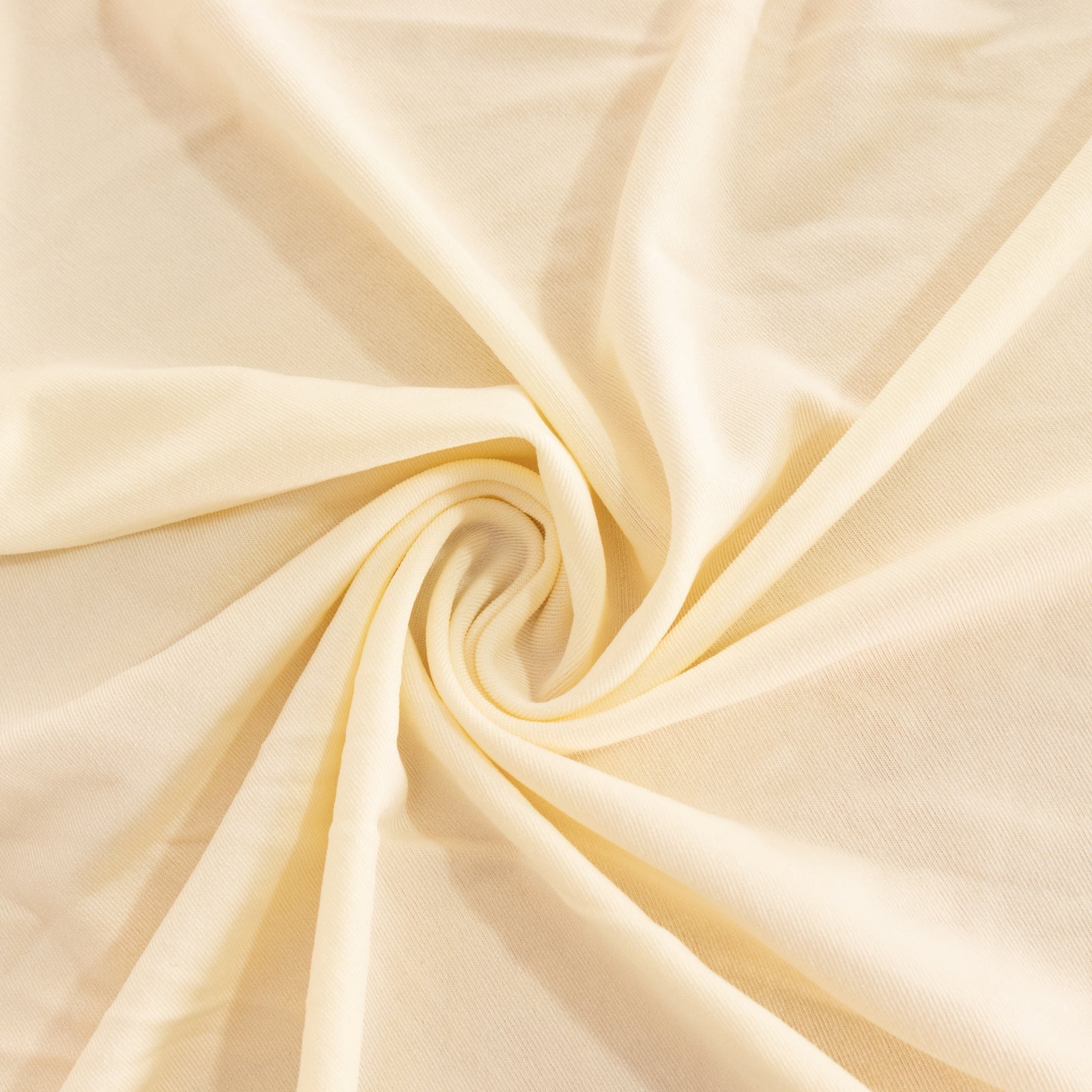 Spandex 33-36 Round Cocktail Table Cover Ivory - Easy to Maintain Stretch Fitted Highboy Tablecloth