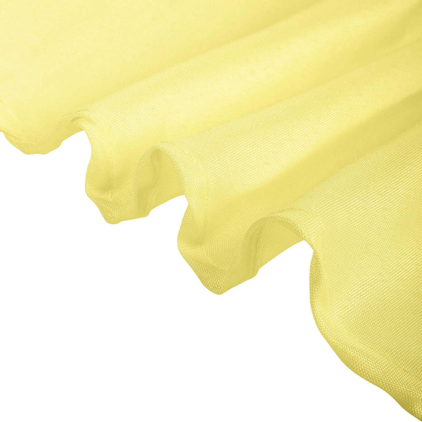 Polyester Square 54x54 Tablecloth Yellow - Wrinkle-Resistant & Durable Table Cover
