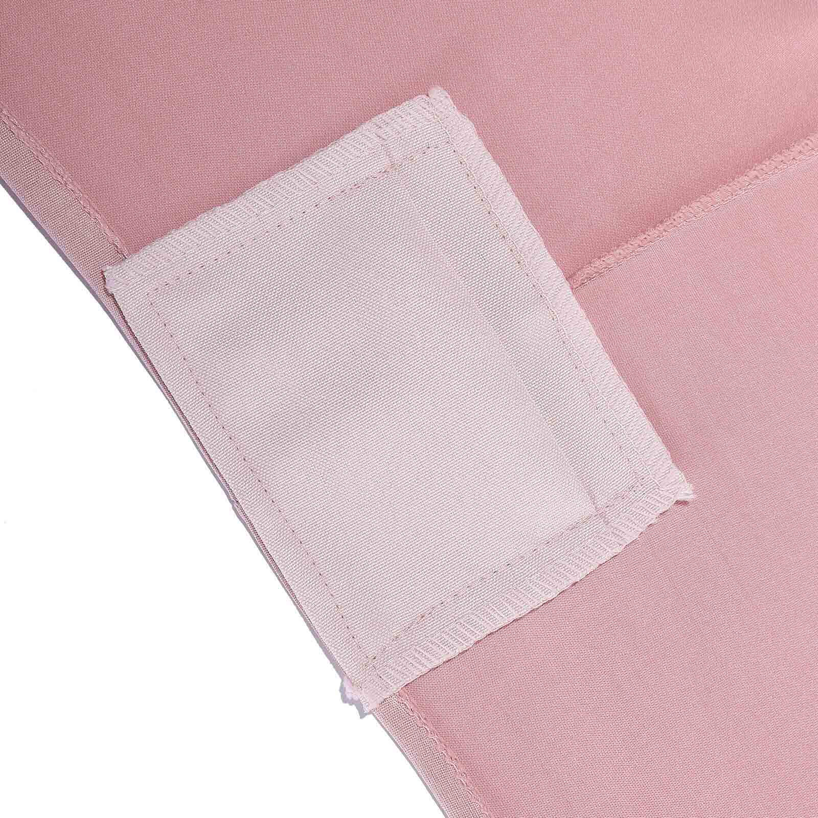 Stretch Spandex 96x30 Rectangle Table Cover Dusty Rose - Durable Form-Fitting Tablecloth