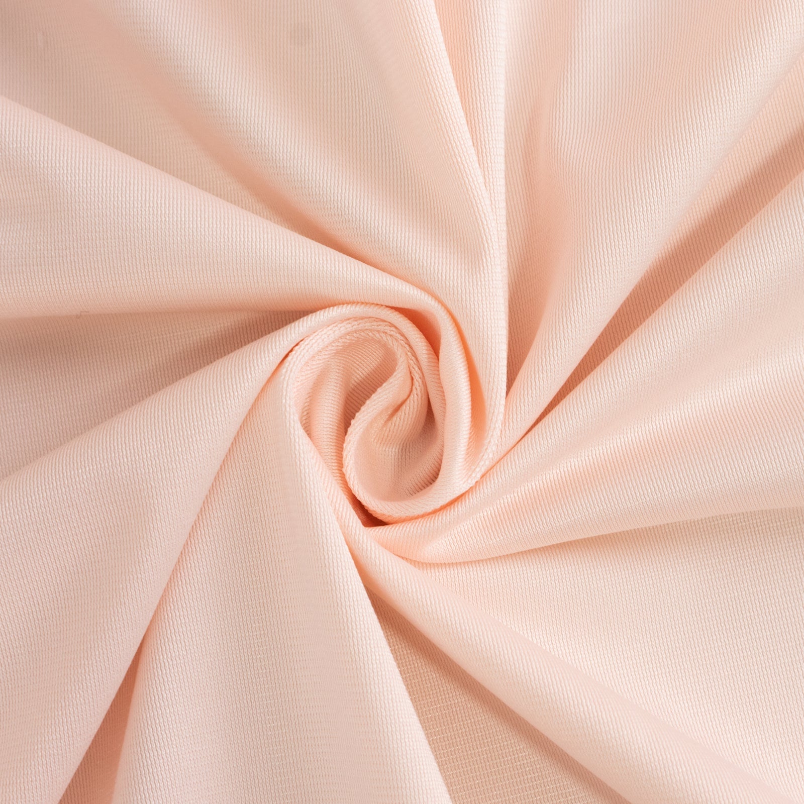 Premium Scuba Round 70 Tablecloth Blush - Wrinkle Free & Stain Resistant Table Cover