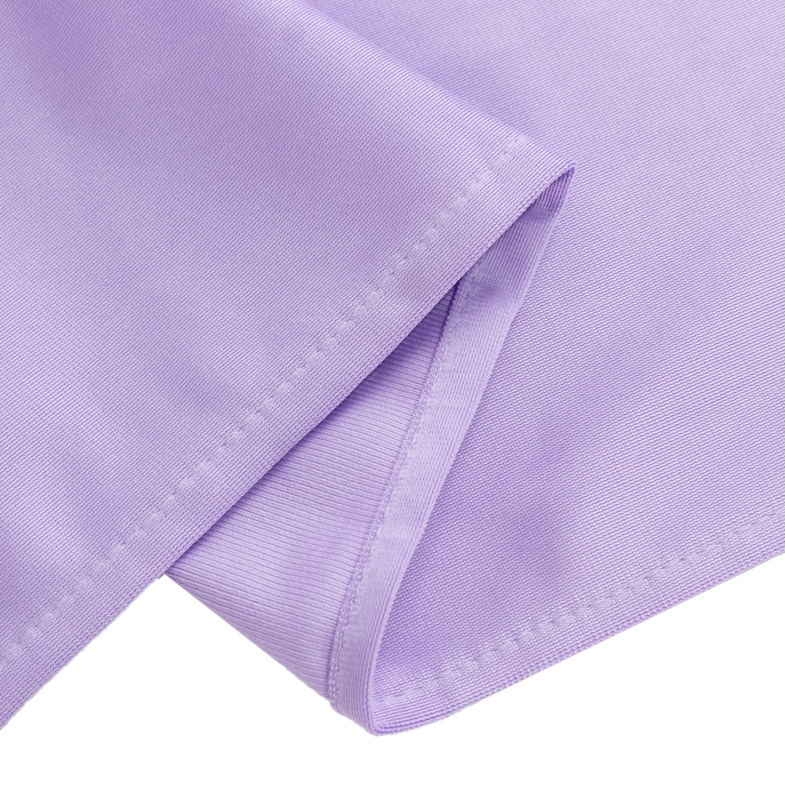 Premium Scuba 70x70 Table Overlay Square Tablecloth Lavender - Wrinkle Free & Stain Resistant Table Cover