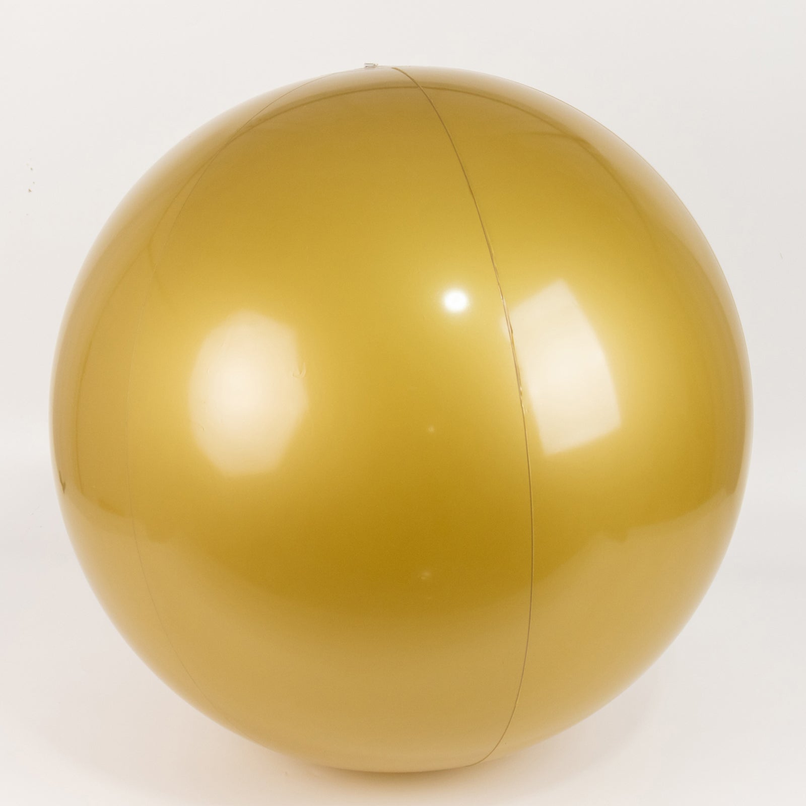 2 Pack 24 Inflatable Gold Decorative Balls - Round Vinyl Pool and Party Balls, Lightweight & Fun