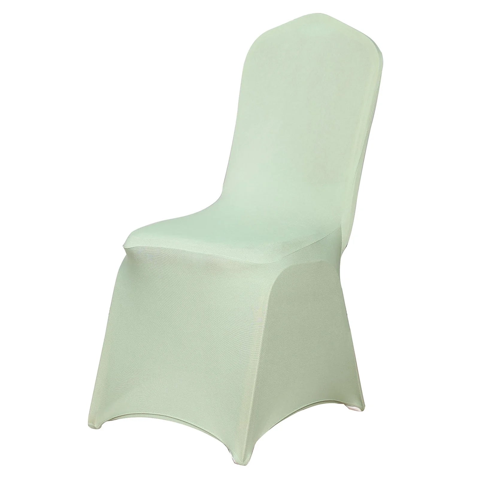 10 Pack Spandex Chair Covers for Banquet Chairs Sage Green - Durable Reusable Stretch Slip-On Covers