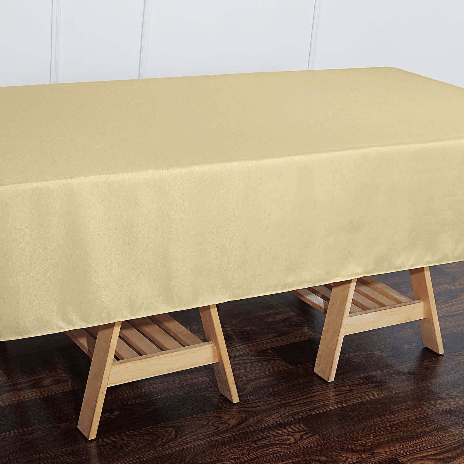 Polyester 60x102 Rectangle Tablecloth Champagne - Durable and Stylish Table Cover