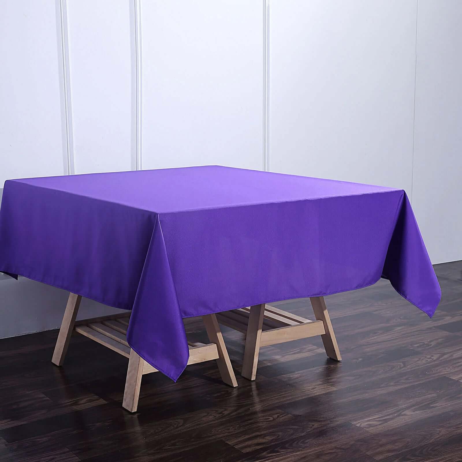 Polyester Square 70x70 Tablecloth Purple - Wrinkle-Resistant & Durable Table Cover
