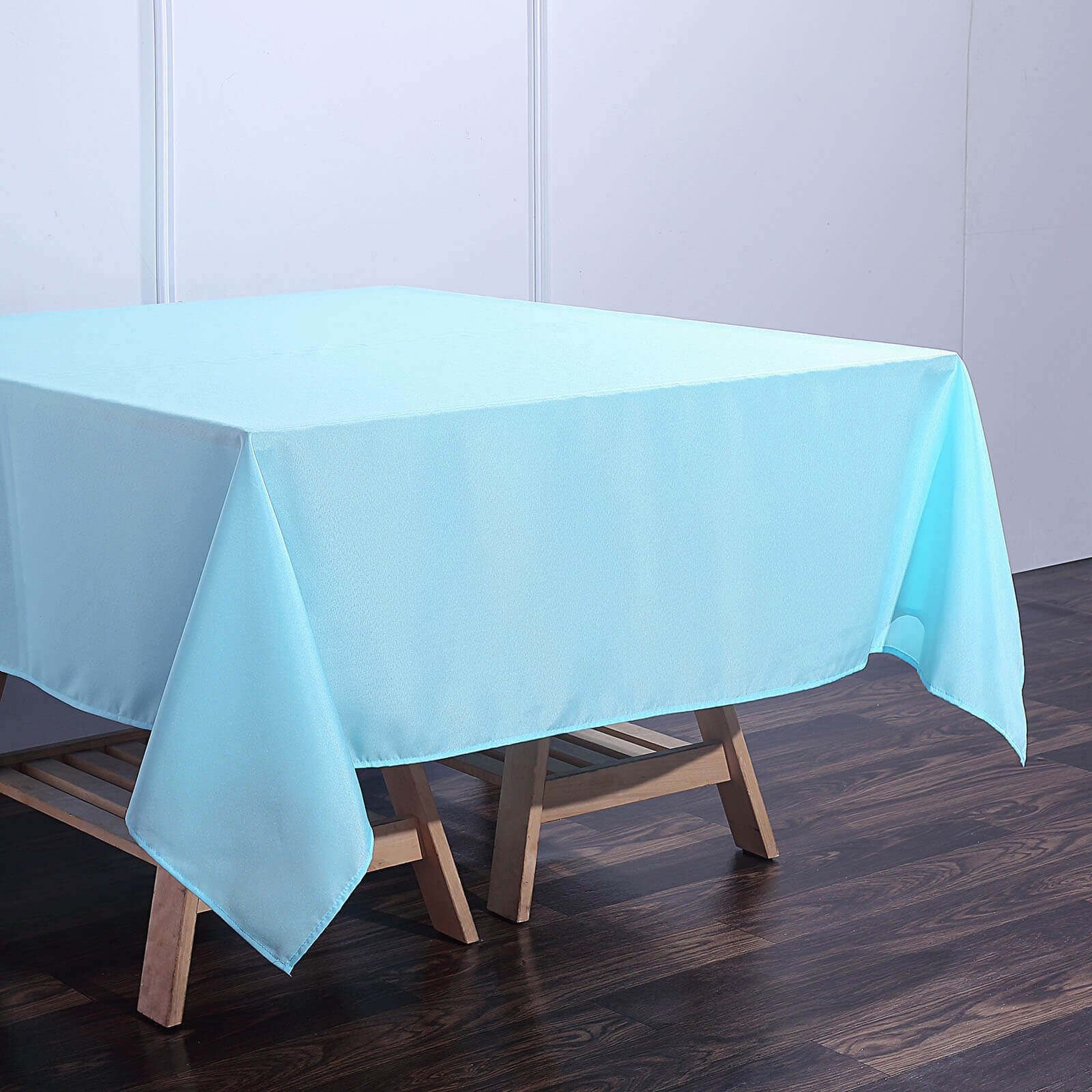 Polyester Square 70x70 Tablecloth Light Blue - Wrinkle-Resistant & Durable Table Cover