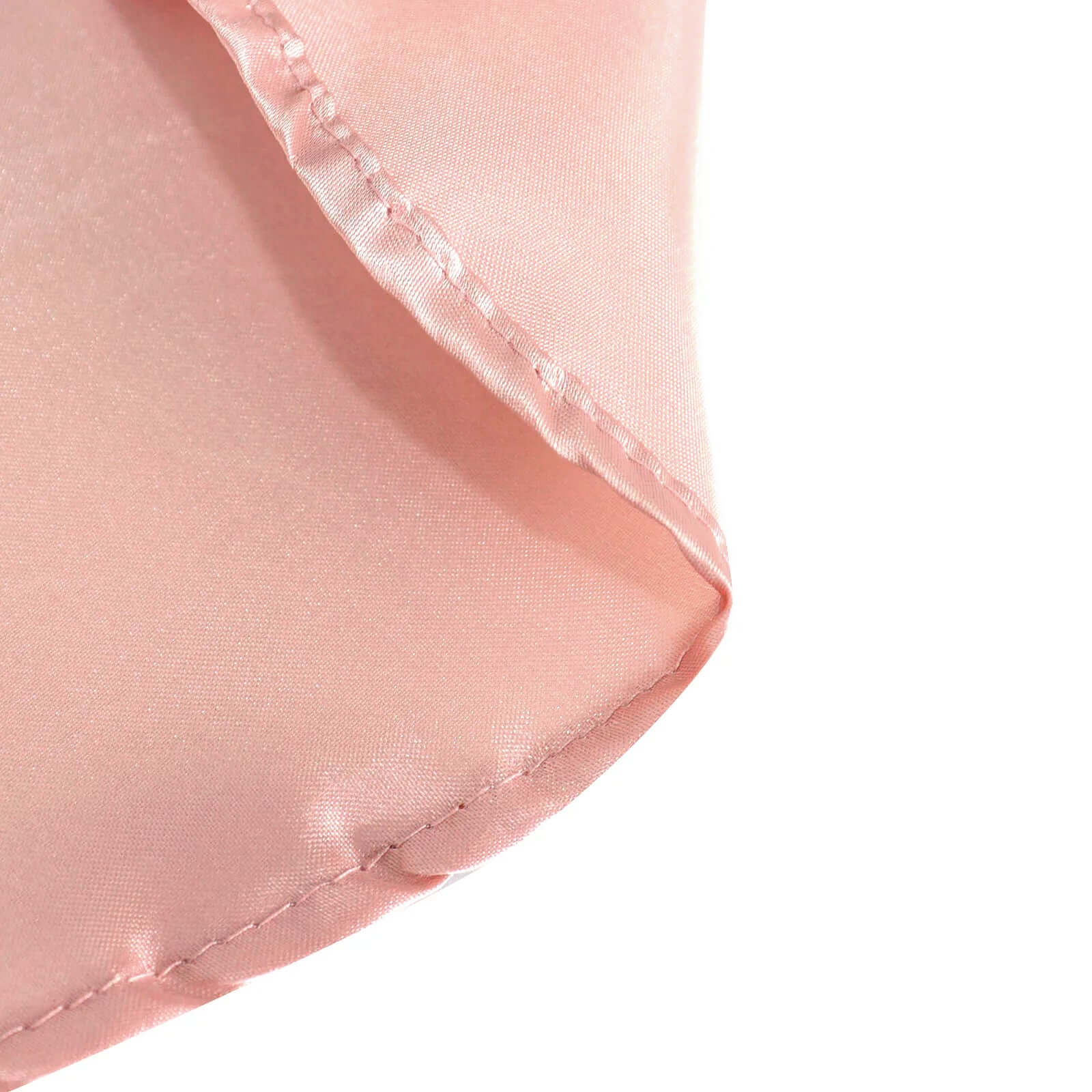 Satin 132 Round Tablecloth Dusty Rose - Stylish Seamless Table Cover