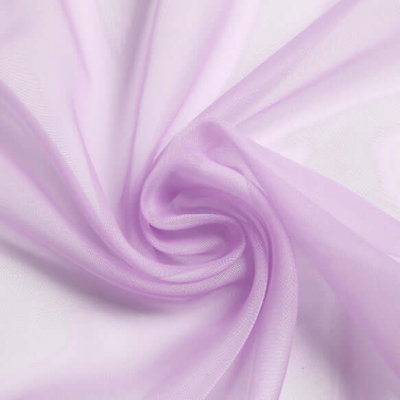 18ft Lavender Lilac Rose Sheer Organza Wedding Arch Drapery Fabric, Window Scarf Valance