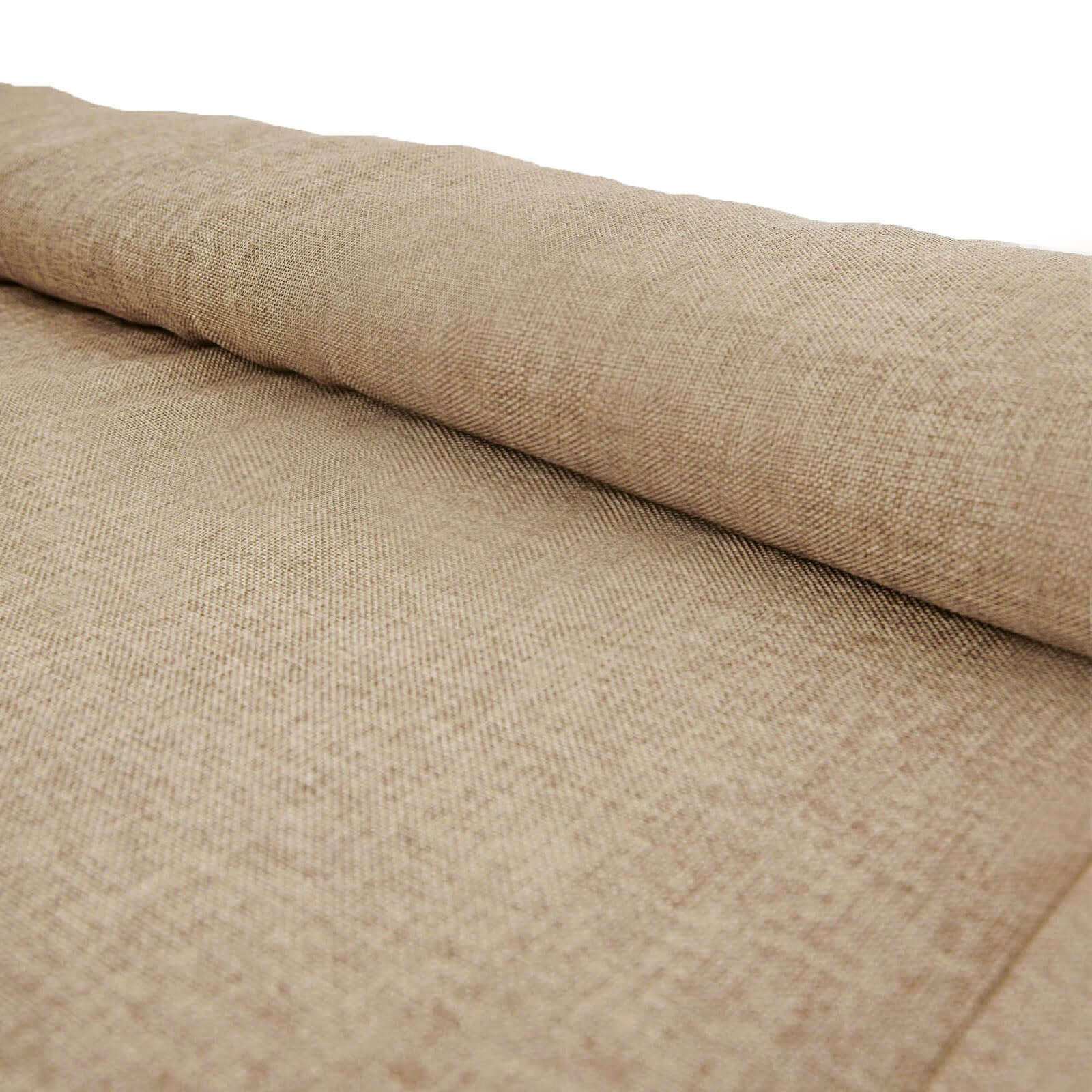 54x10 Yards Natural faux Burlap Fabric Roll, Jute Linen DIY Fabric Bolt