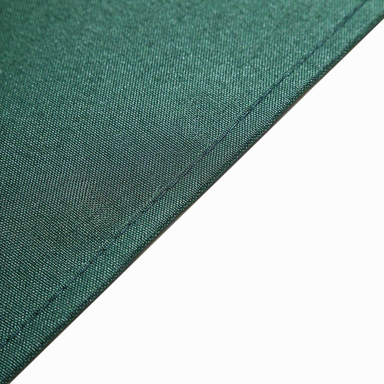 Polyester 60x102 Rectangle Tablecloth Hunter Emerald Green - Durable and Stylish Table Cover