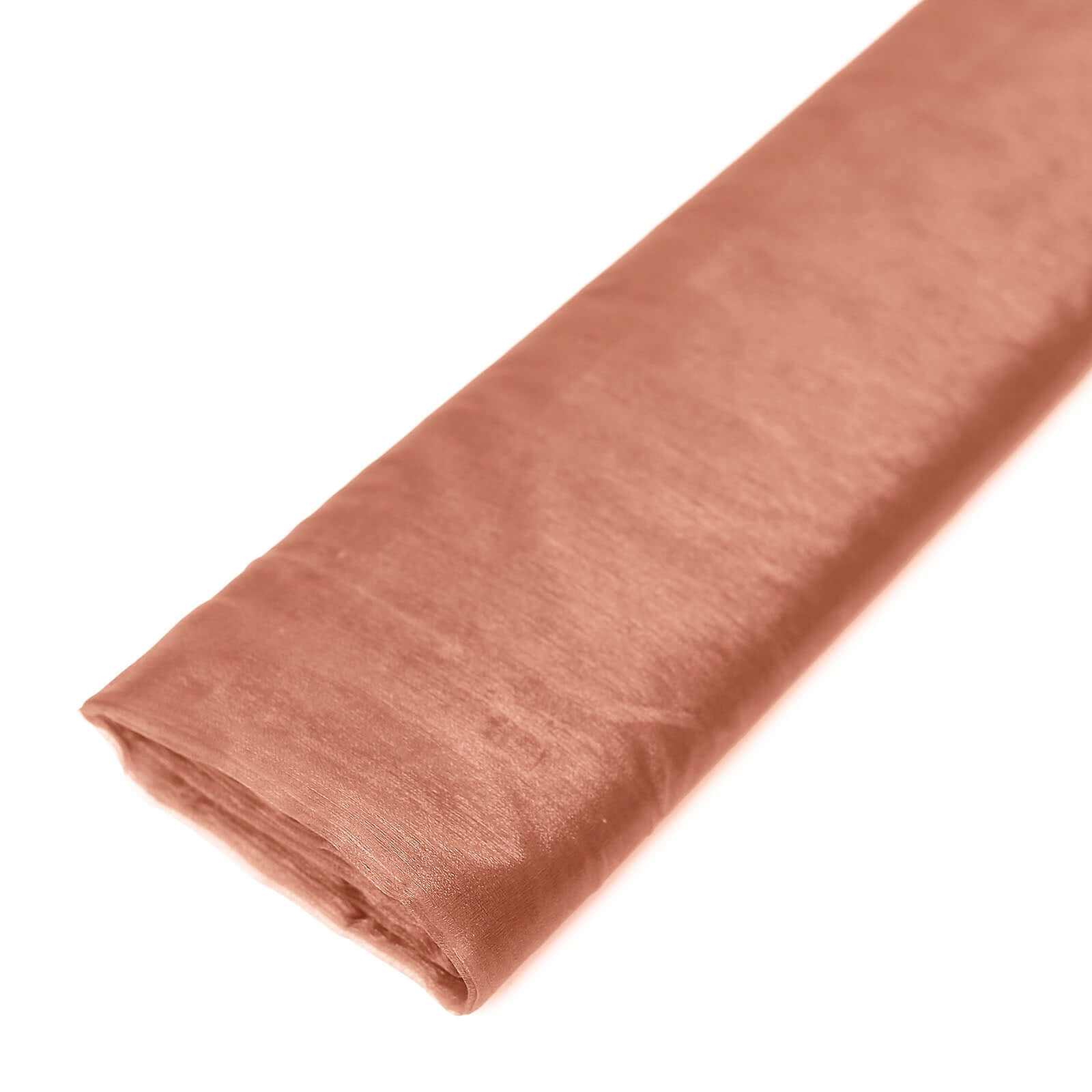 54x10yd Terracotta (Rust) Solid Sheer Chiffon Fabric Bolt, DIY Voile Drapery Fabric