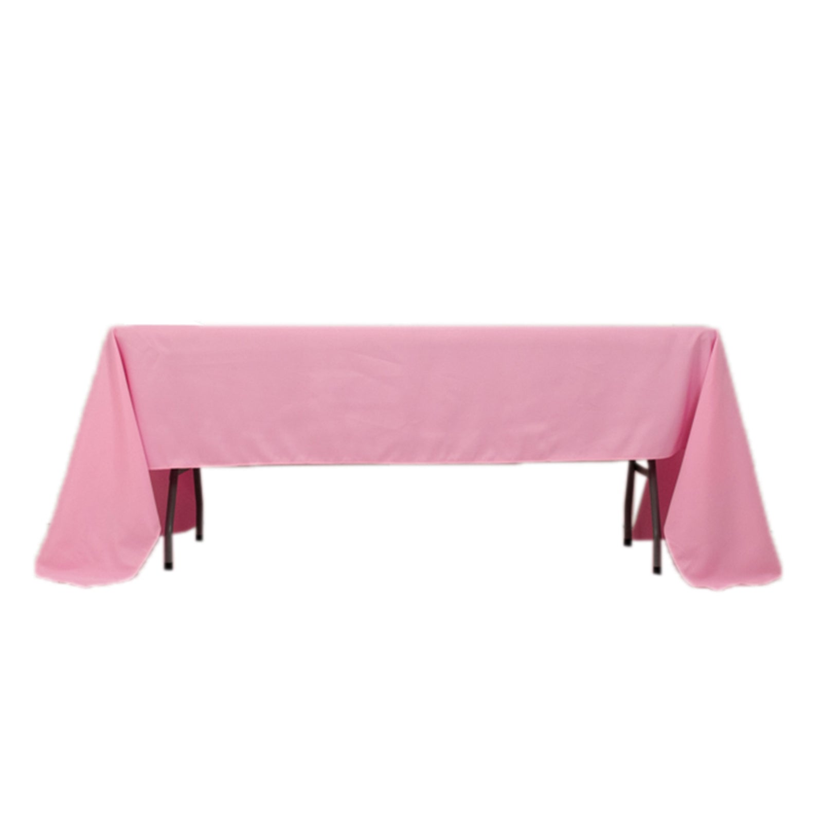 Premium Polyester 60x126 Rectangle Tablecloth Pink - Stain-Resistant 220GSM Finish Table Cover