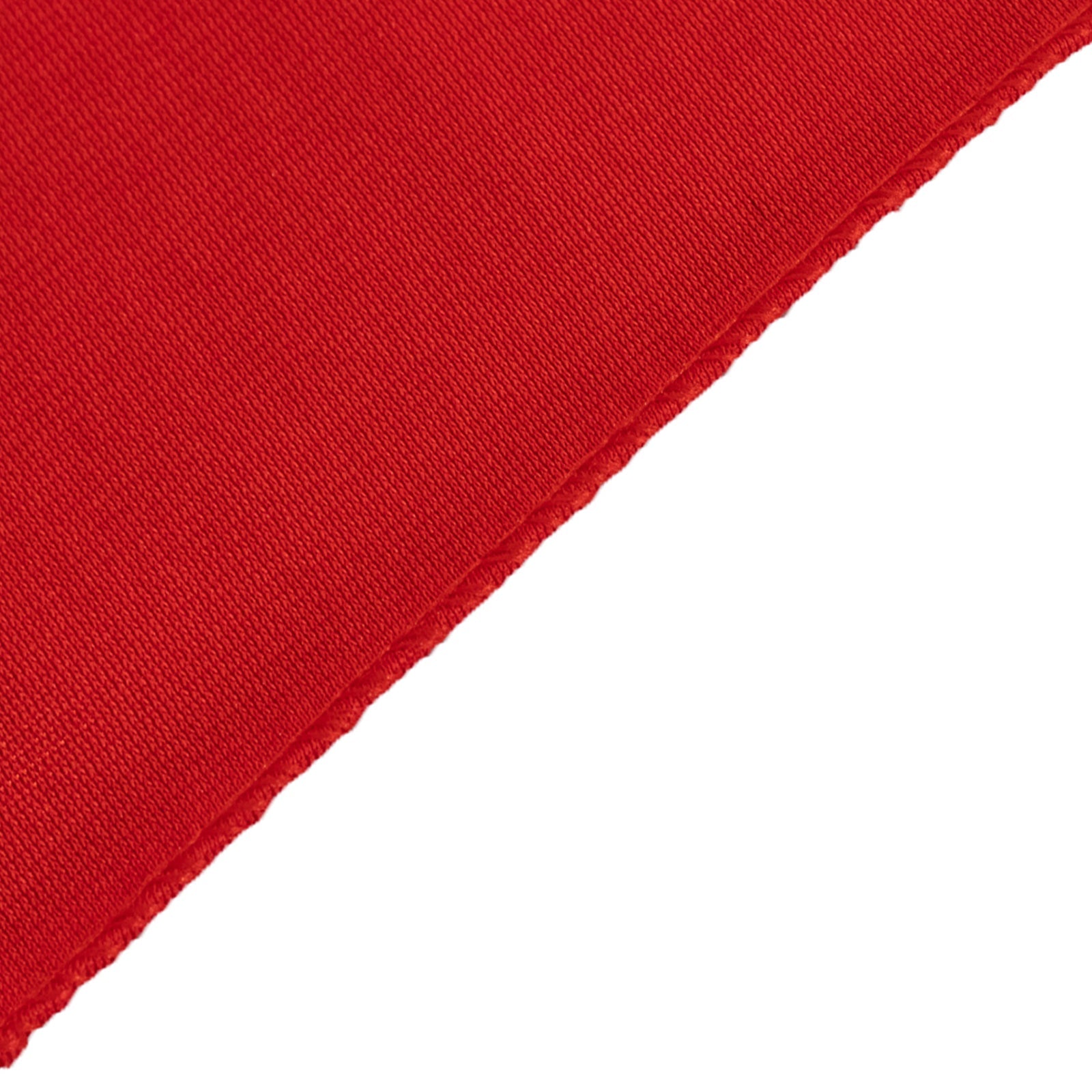 Premium Scuba Polyester 36x72 Wide Table Runner Red - Wrinkle-Free Trade Show Table Linen