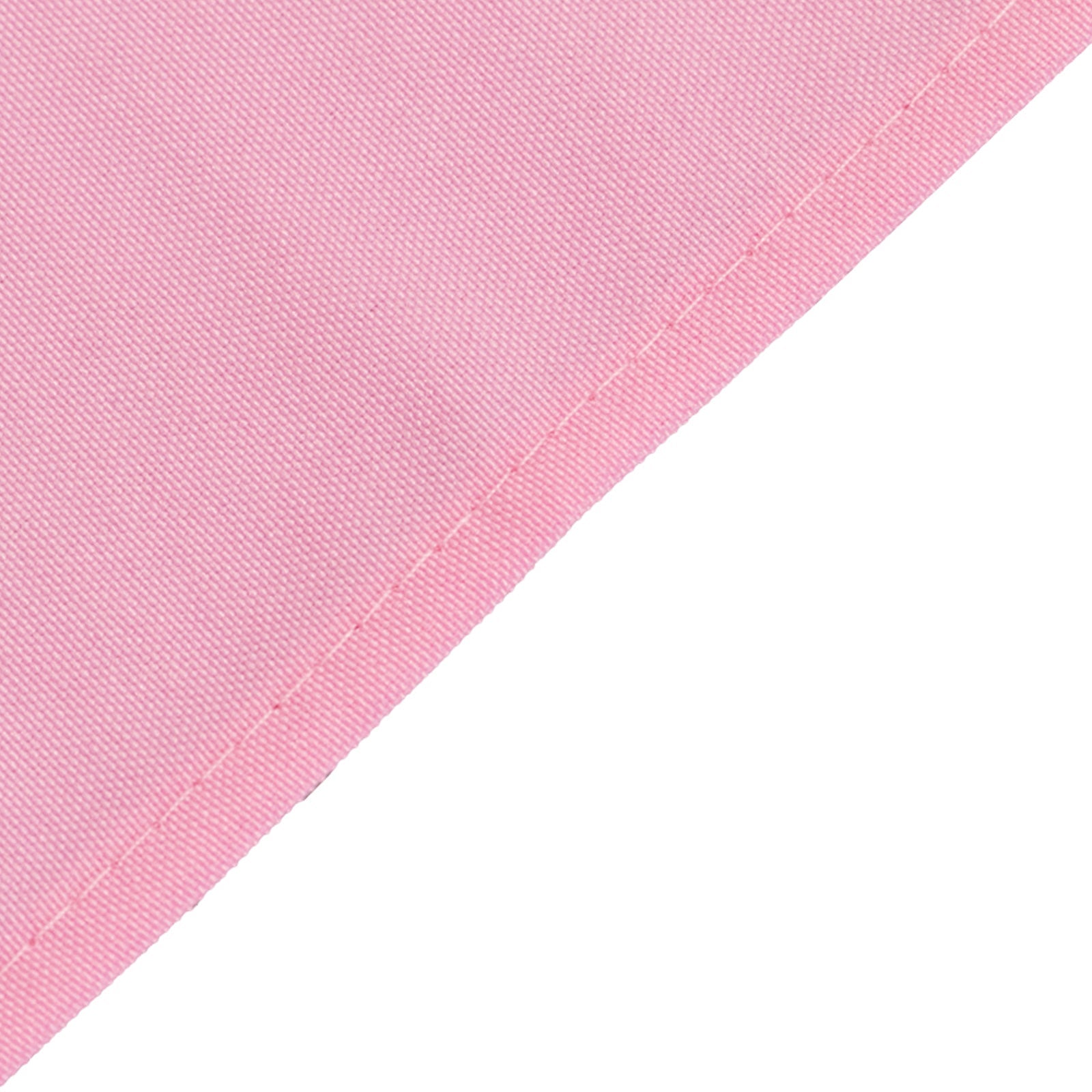 Premium Polyester 90x132 Rectangle Tablecloth Pink - Seamless 220GSM Stain-Resistant Table Cover