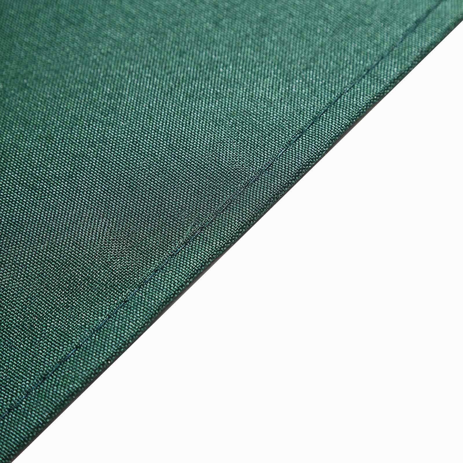 Polyester 72x120 Rectangle Tablecloth Hunter Emerald Green - Durable and Stylish Table Cover