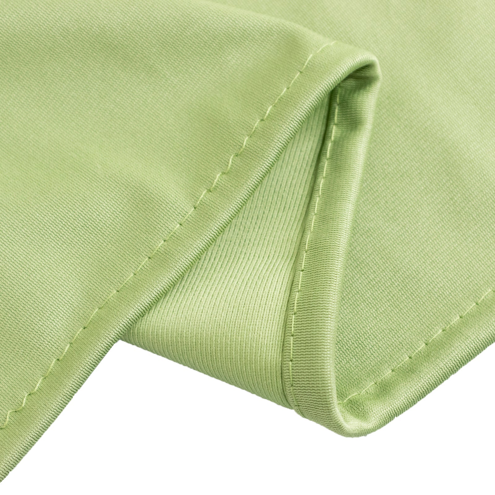 Premium Scuba Round 90 Tablecloth Sage Green - Wrinkle Free & Stain Resistant Table Cover