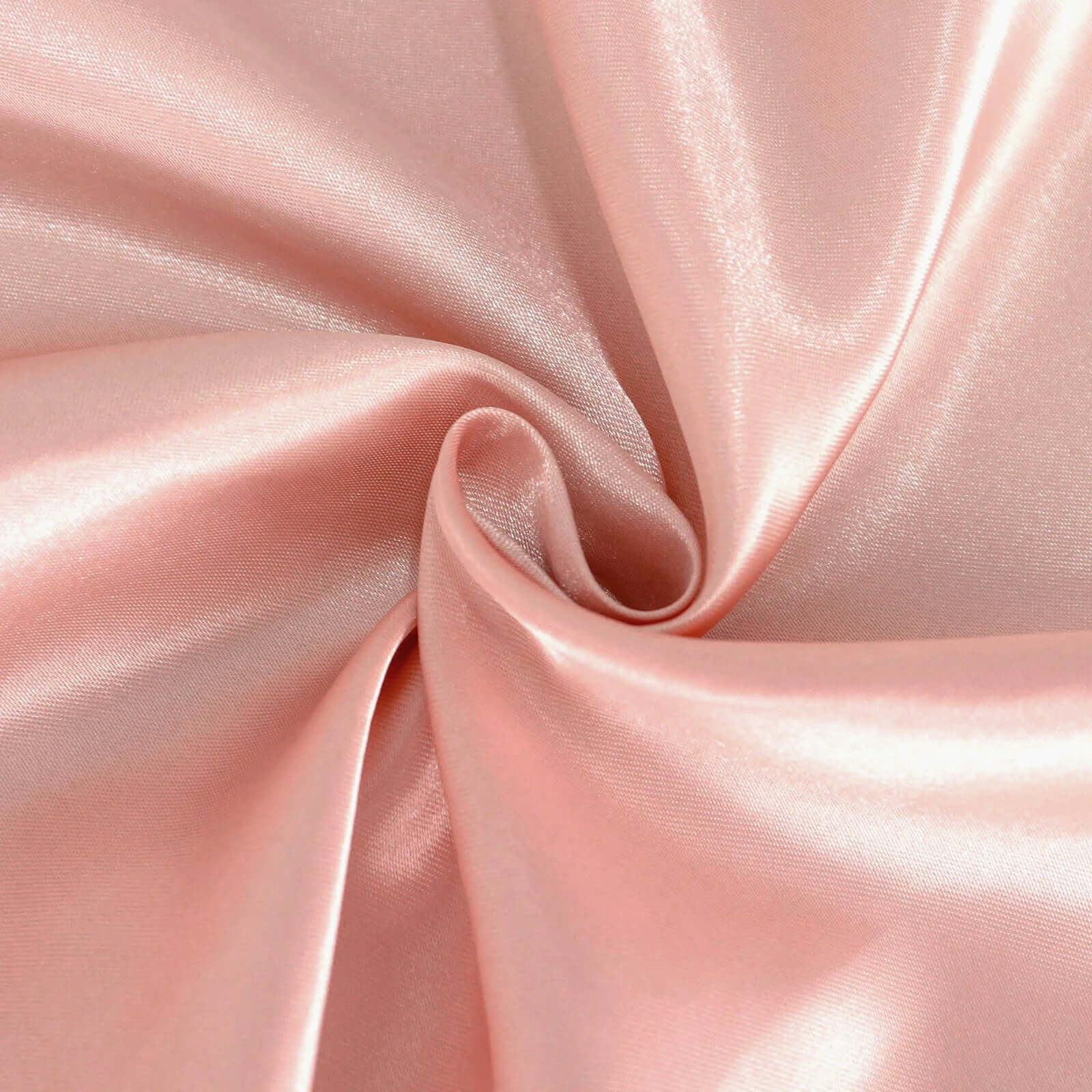 Satin 132 Round Tablecloth Dusty Rose - Stylish Seamless Table Cover