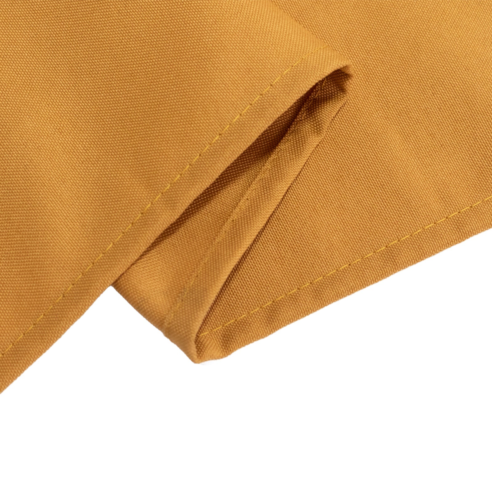 Premium Polyester 54x54 Square Tablecloth Gold - Stain and Wrinkle-Resistant 220GSM Finish for Weddings & Events