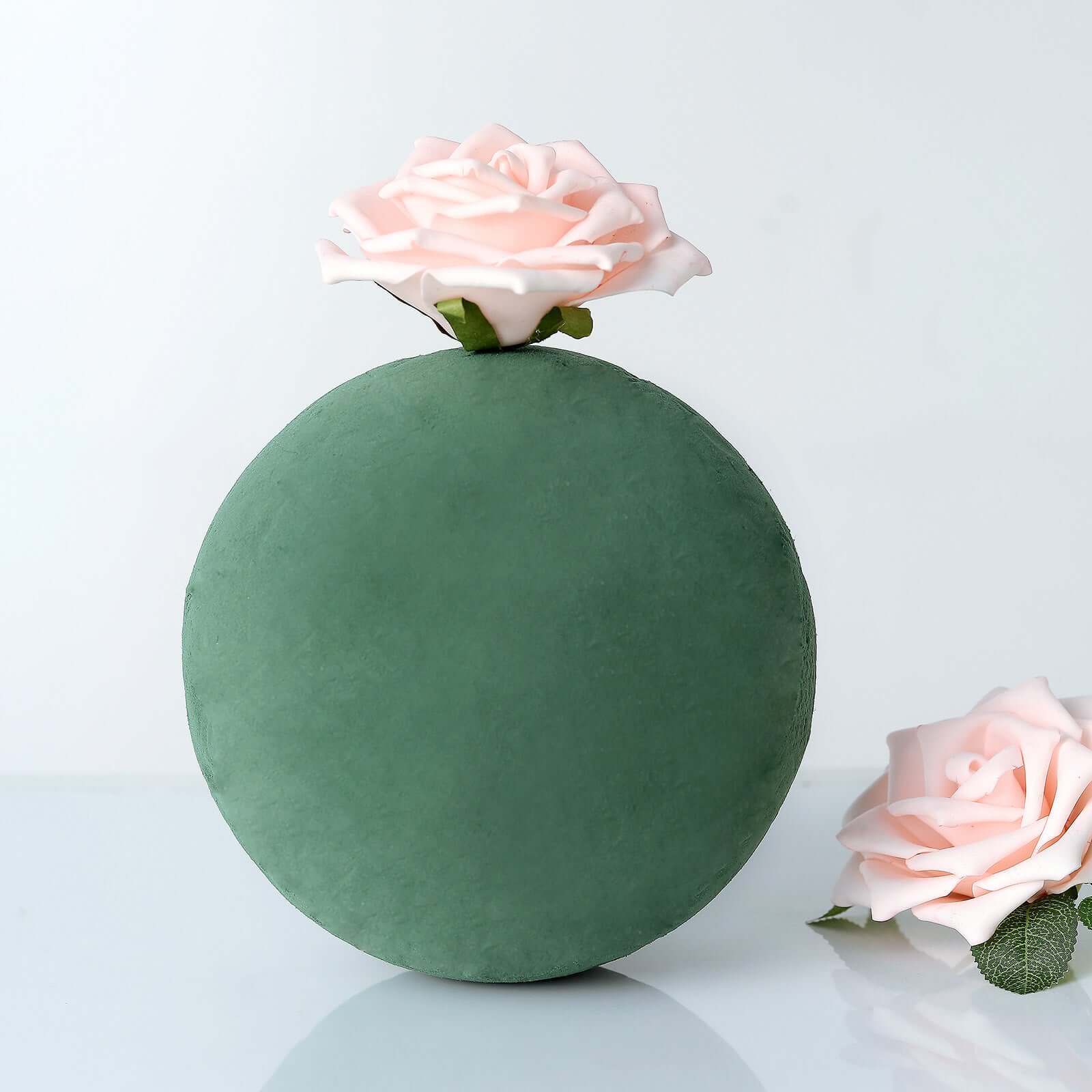 8 Green DIY Flower Arrangements Craft Foam Ball, Smooth Floral Foam Ball