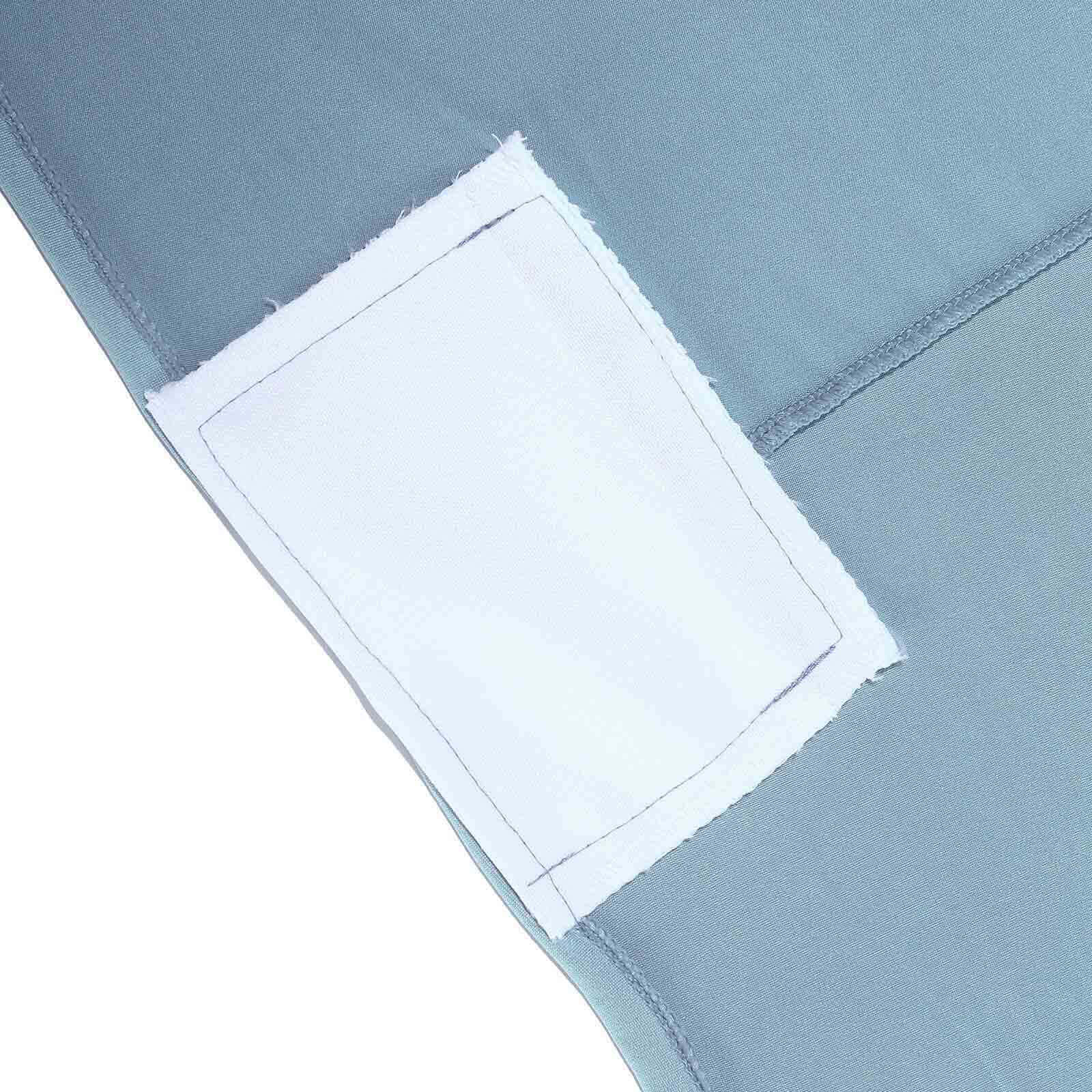 Stretch Spandex 6ft Rectangle Tablecloth Dusty Blue - Durable Form-Fitting Table Cover for Events & Presentations