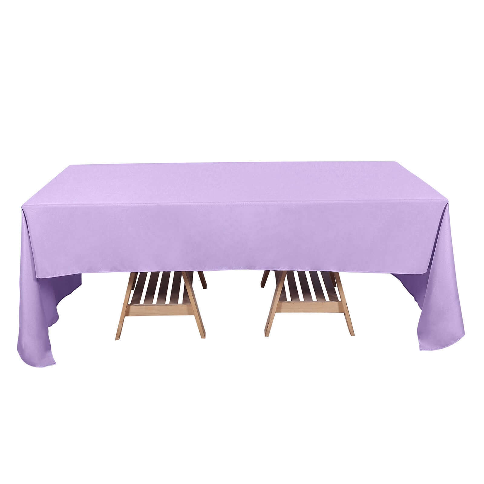 Polyester 60x126 Rectangle Tablecloth Lavender Lilac - Wrinkle-Resistant Table Cover