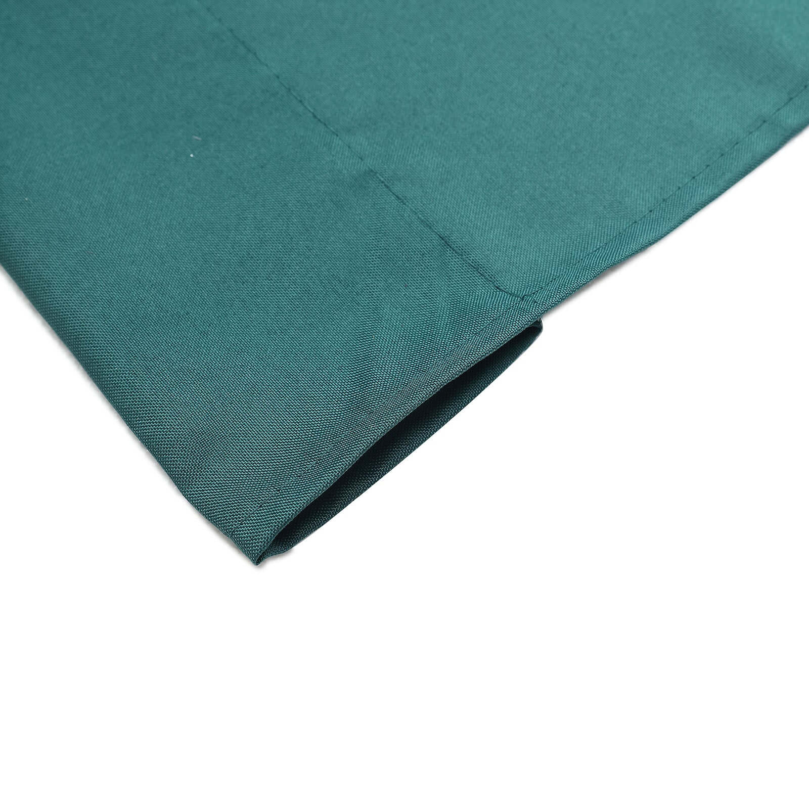 2 Pack Peacock Teal Polyester Event Curtain Drapes, 10ftx8ft Backdrop Event Panels With Rod Pockets 130 GSM