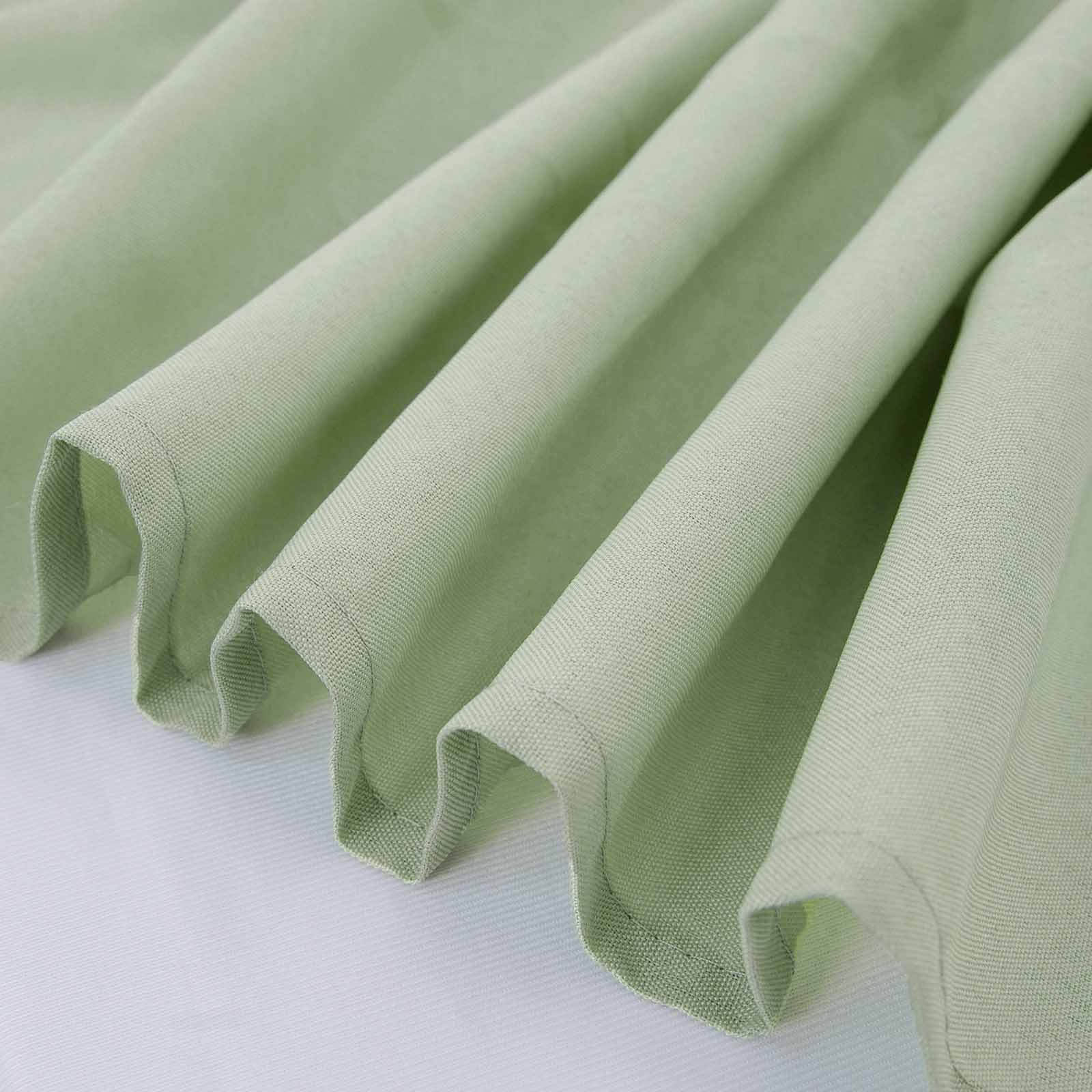 Polyester 60x126 Rectangle Tablecloth Sage Green - Wrinkle-Resistant Table Cover