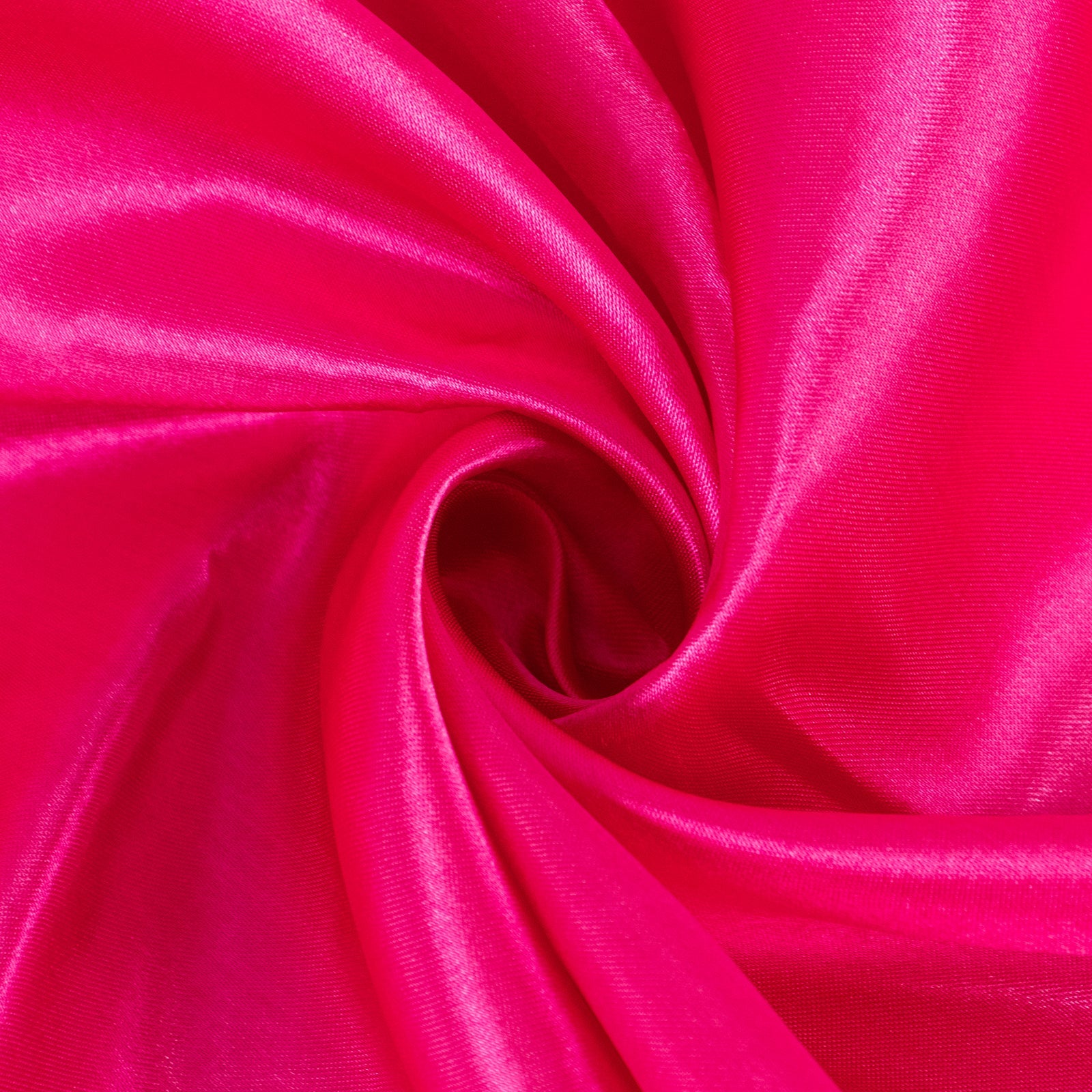 Satin 132 Round Tablecloth Fuchsia - Stylish Seamless Table Cover