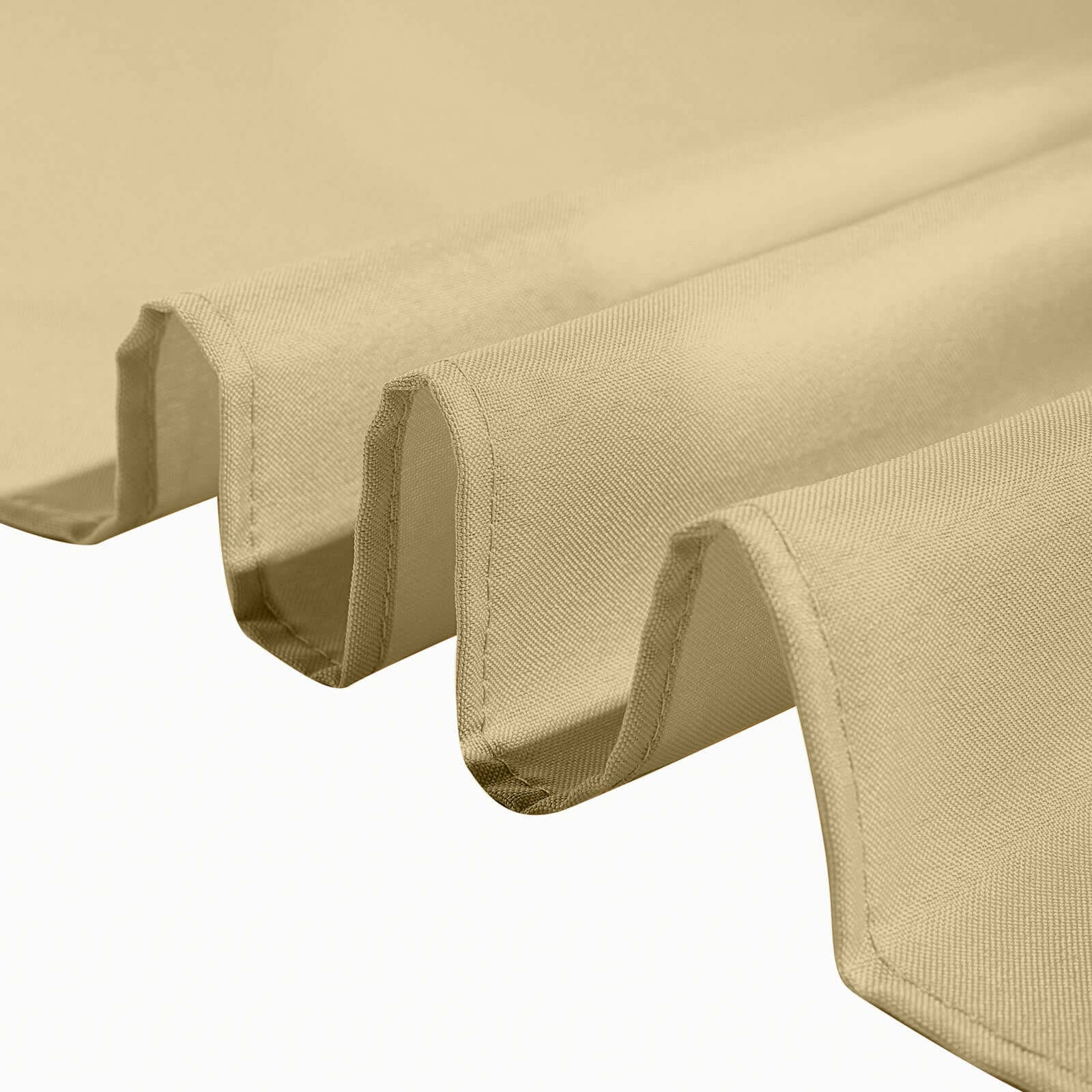 Polyester Square 70x70 Tablecloth Champagne - Wrinkle-Resistant & Durable Table Cover