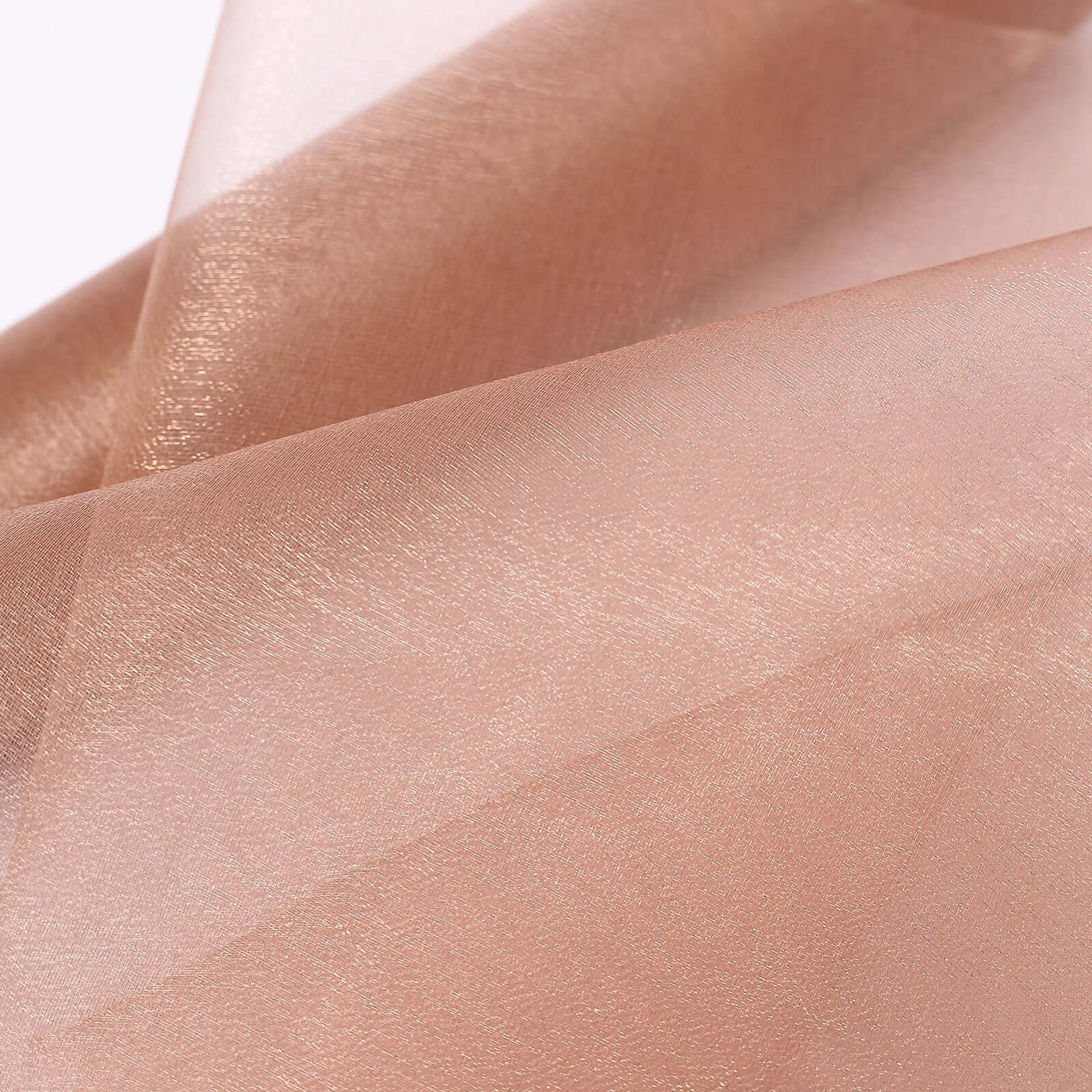 12x10yd Dusty Rose Sheer Chiffon Fabric Bolt, DIY Voile Drapery Roll