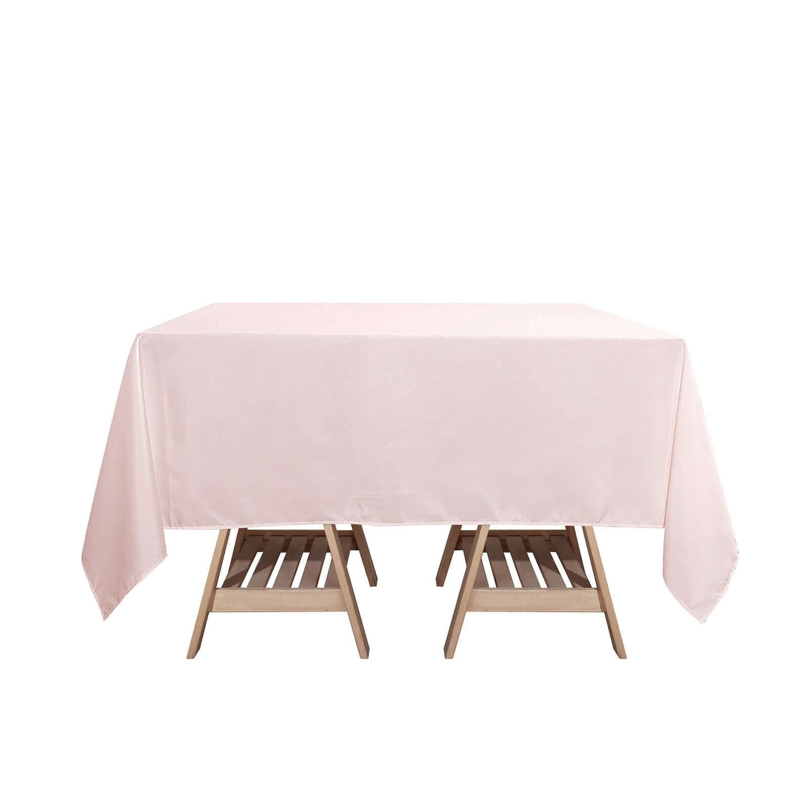 Polyester Square 70x70 Tablecloth Blush - Wrinkle-Resistant & Durable Table Cover